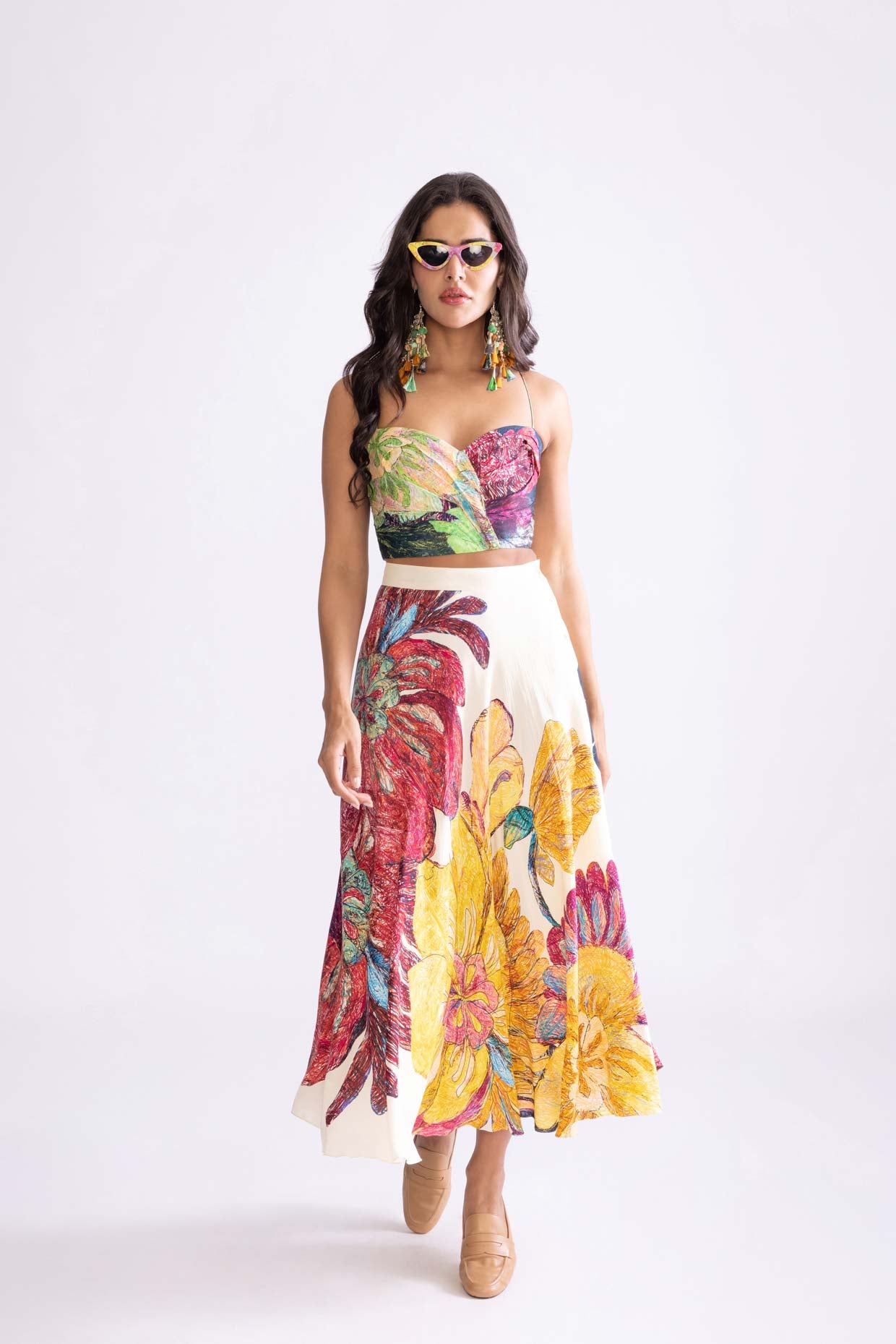 BLUEY BUSTIER & SANA SKIRT
