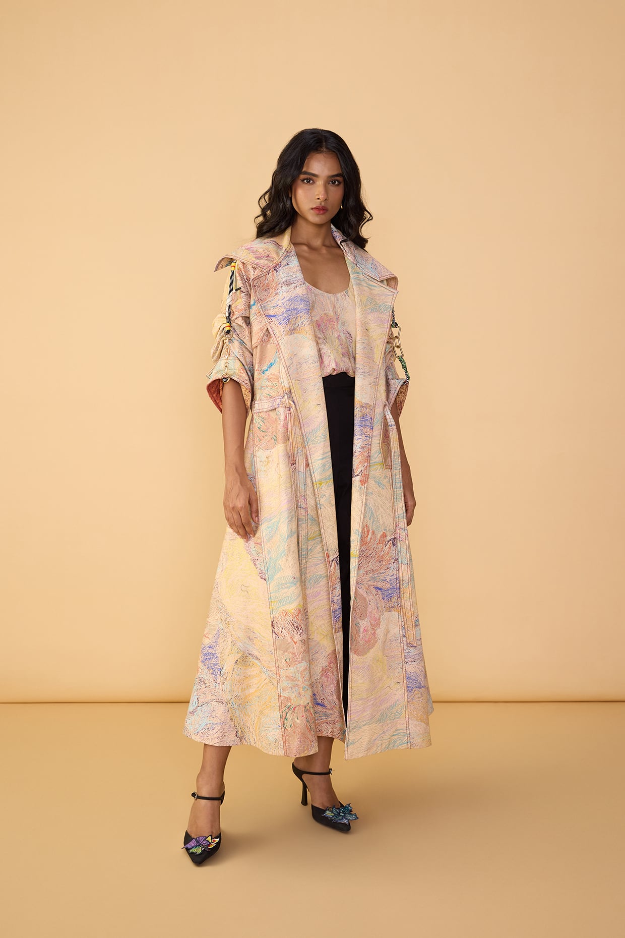 WILLOW TRENCH, IVANA CAMISOLE & LOLY TROUSERS