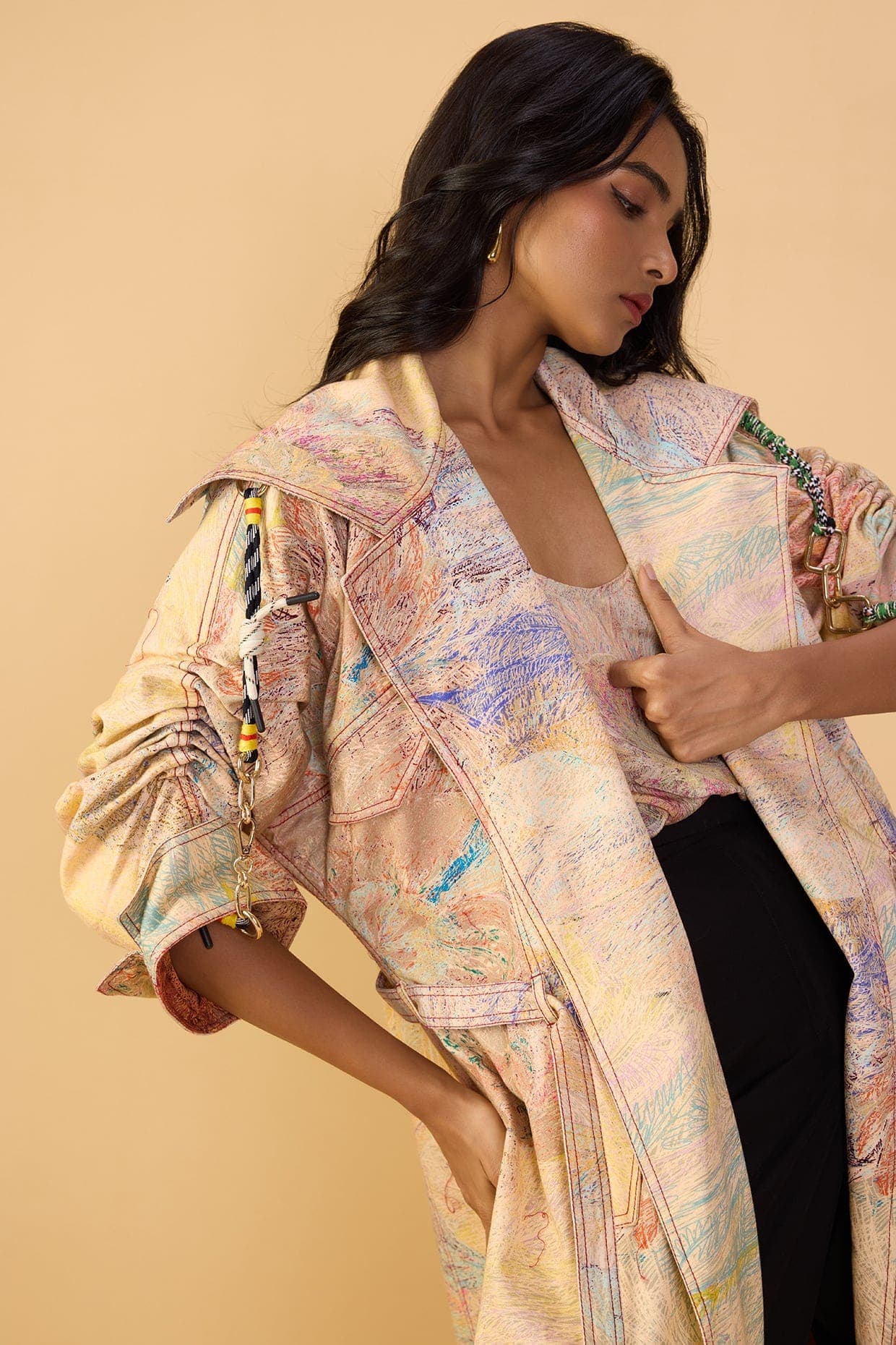 WILLOW TRENCH, IVANA CAMISOLE & LOLY TROUSERS