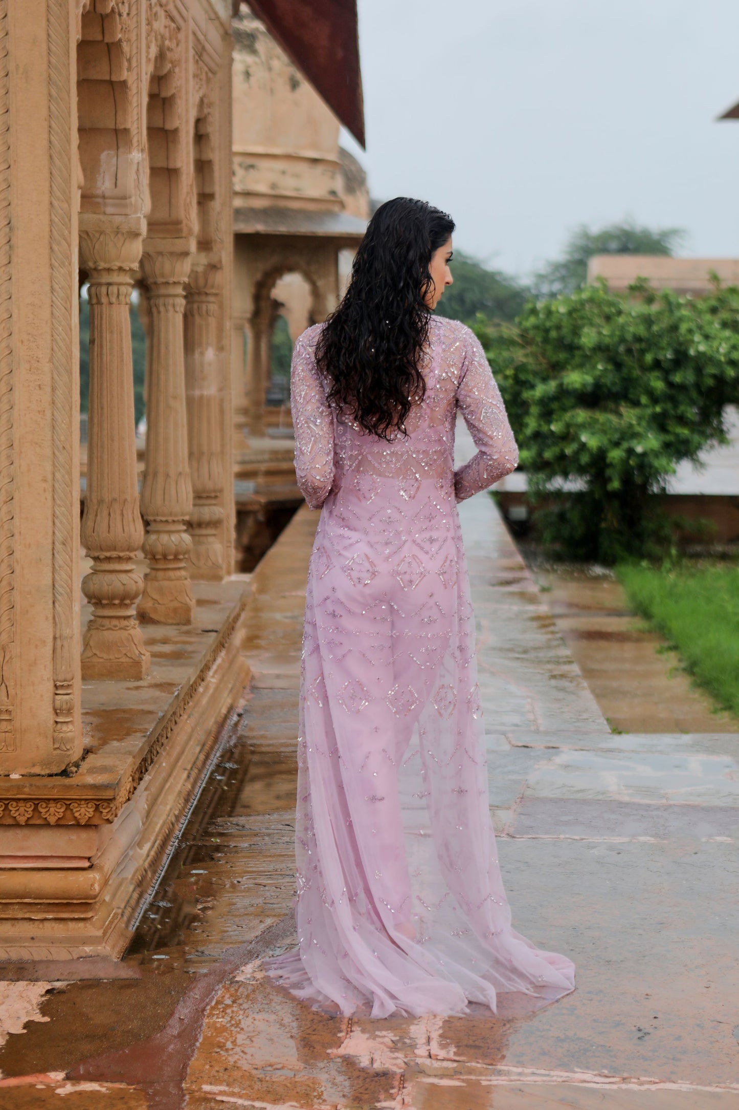 LAVENDER JACKET SET