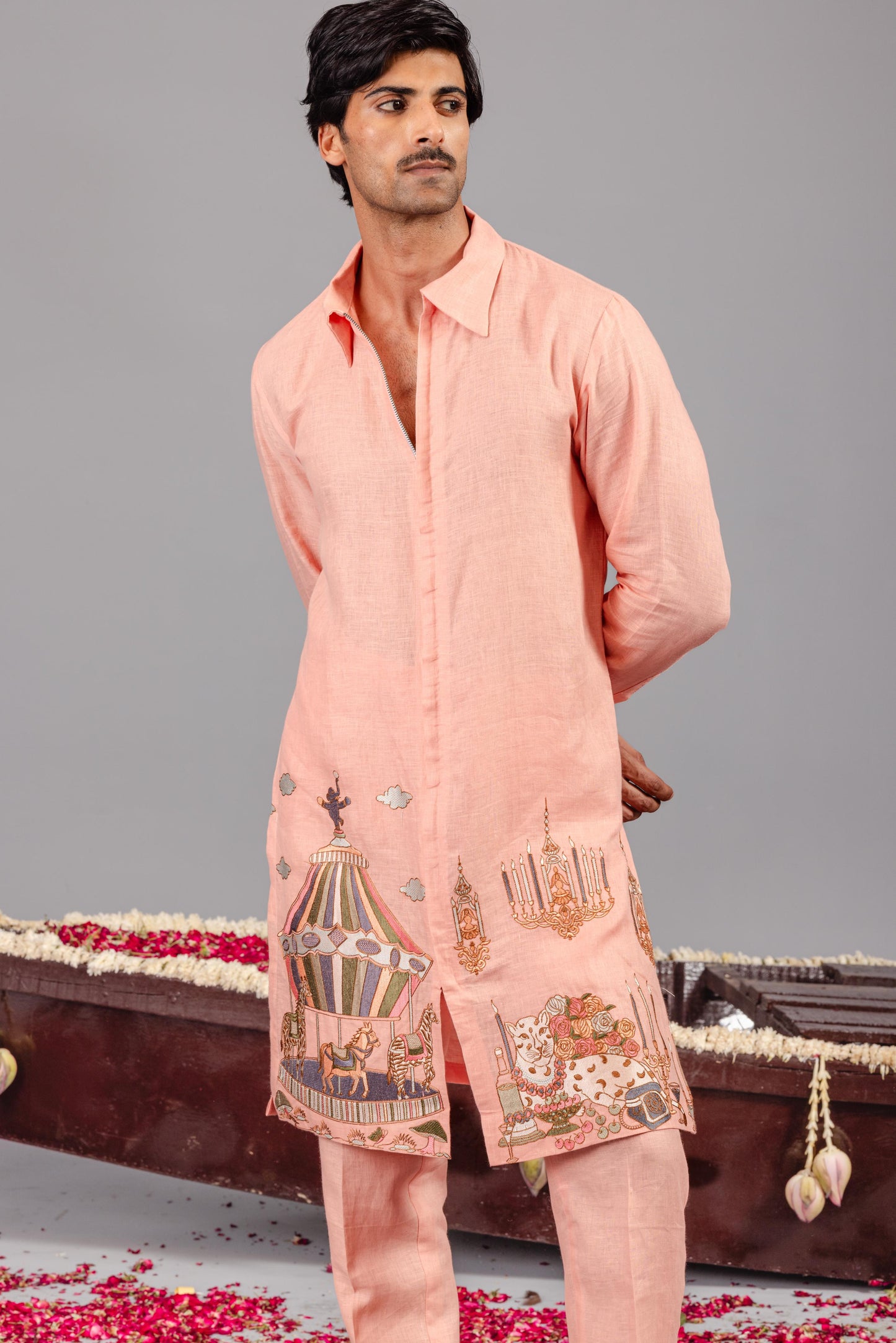 CARNIVAL ZIPPER KURTA SET