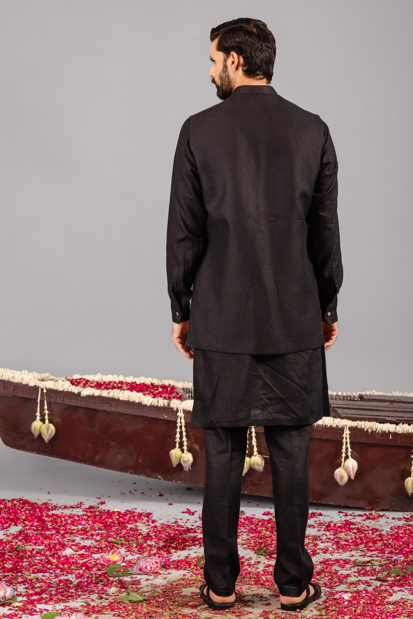 CARNIVAL FRONT OPEN KURTA JACKET SET