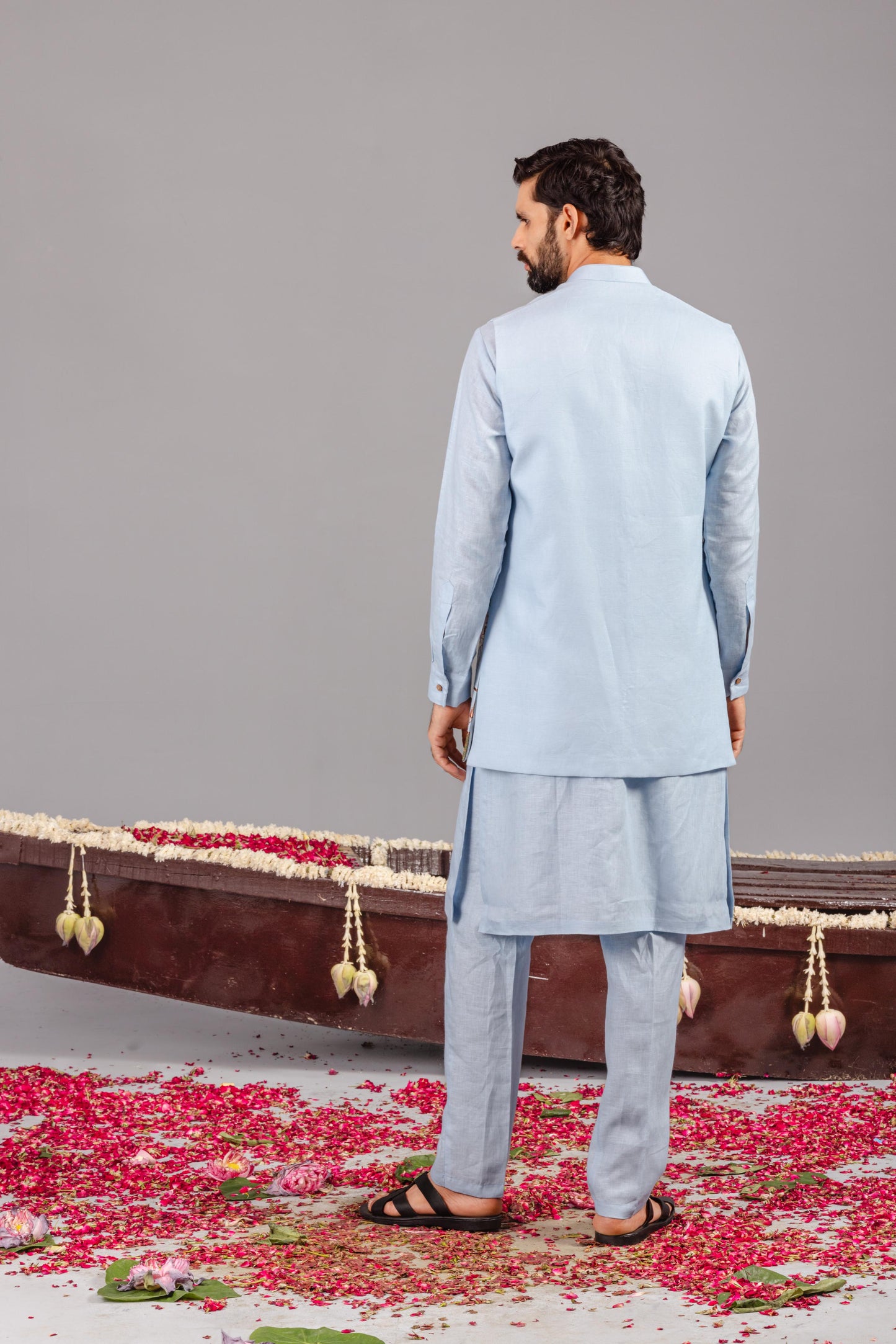 CARNIVAL FRONT OPEN KURTA JACKET SET