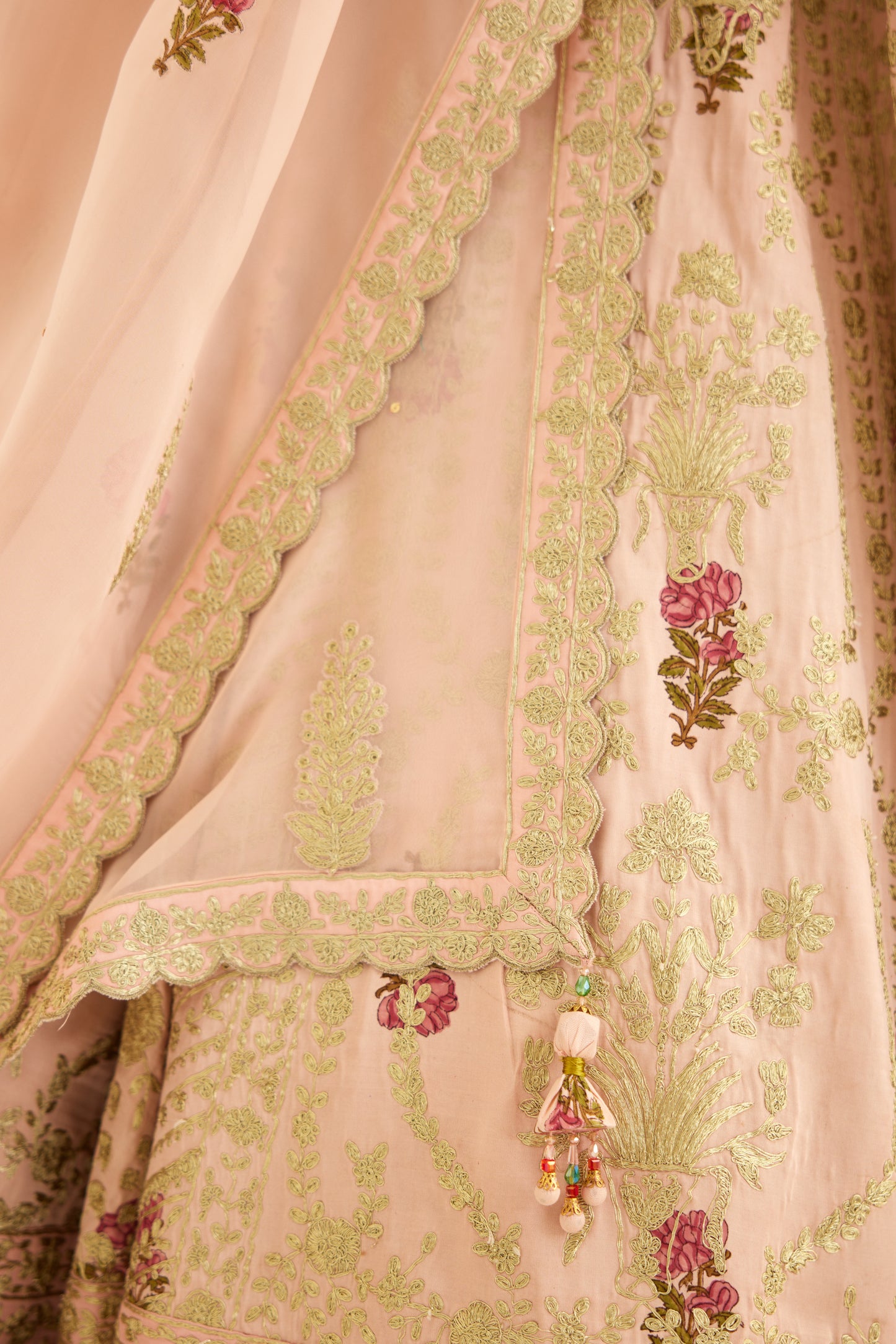 SHELL PINK LEHENGA SET