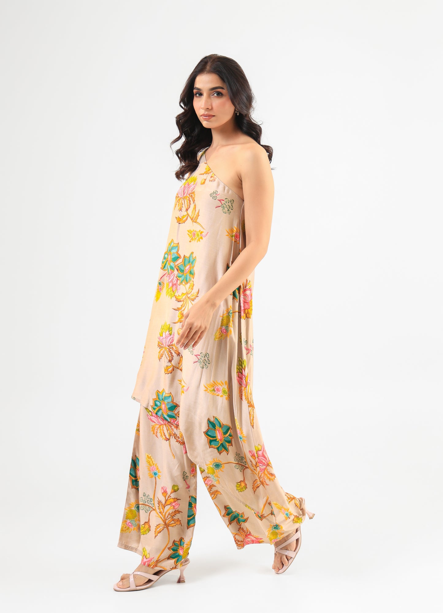 BEIGE KURTA SET