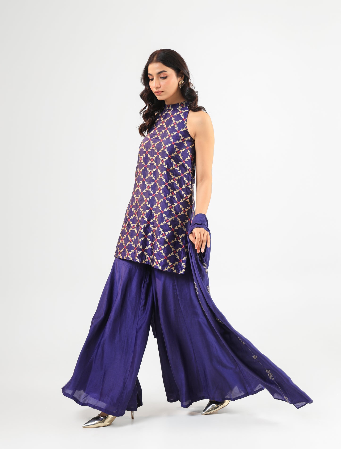 DEEP BLUE KURTA SET