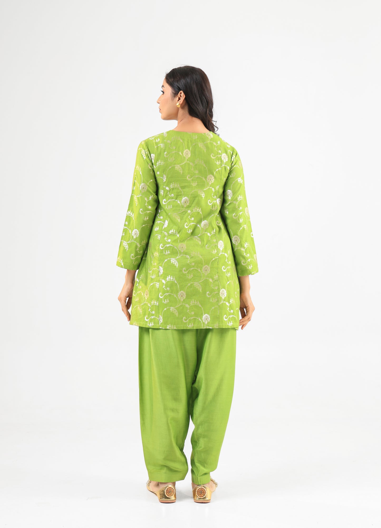 GREEN KURTA SET