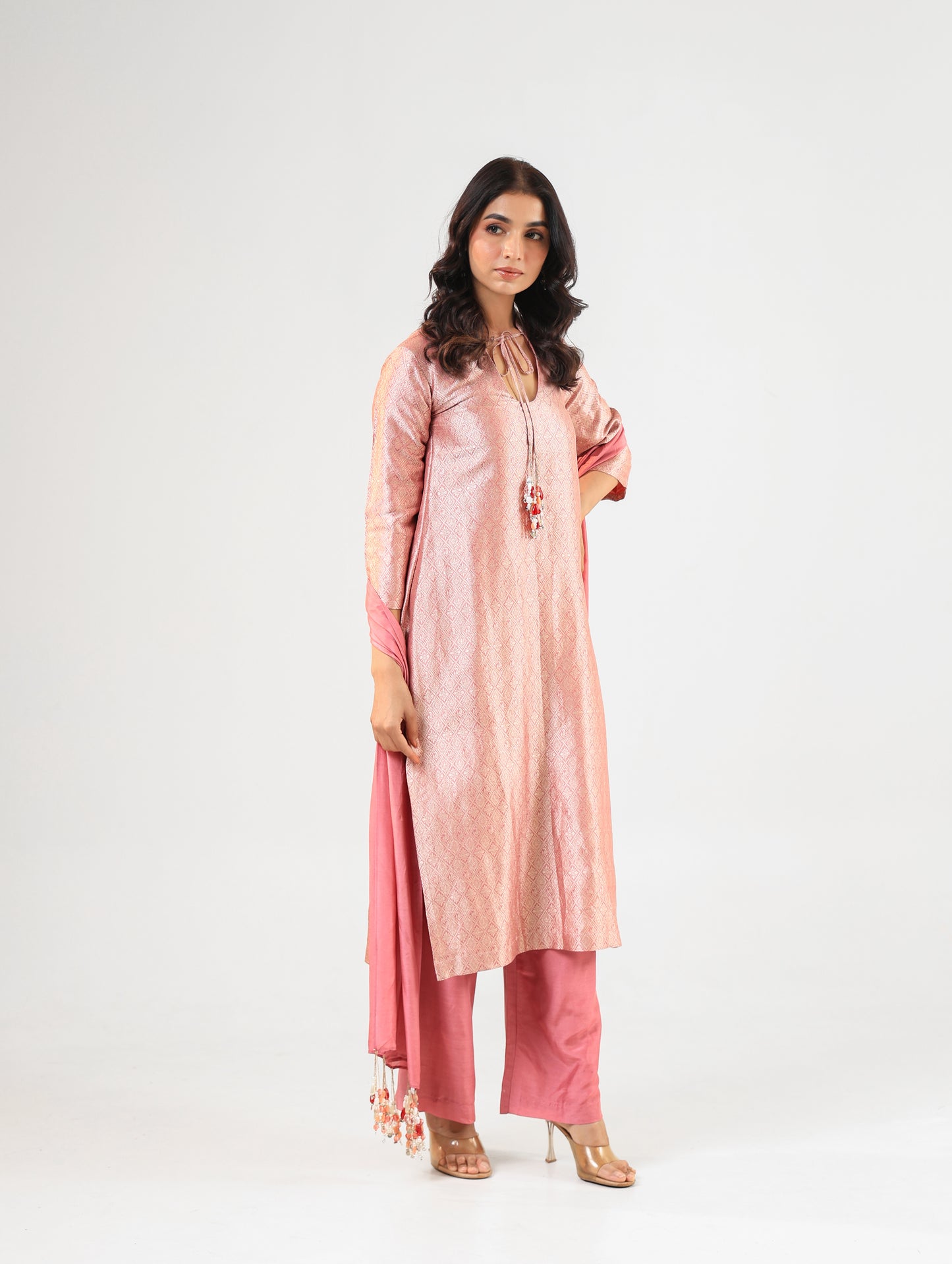 PINK KURTA SET