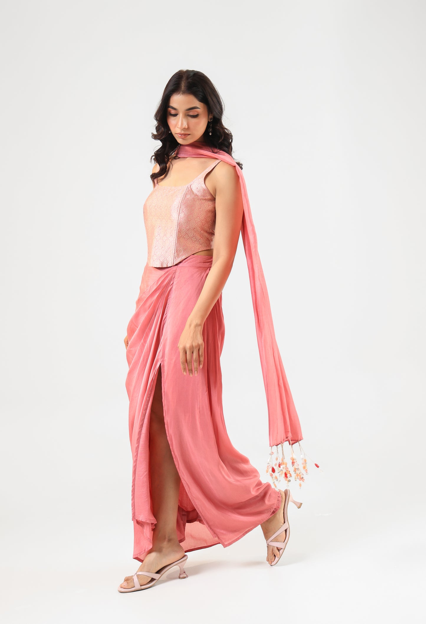 PINK SKIRT SET