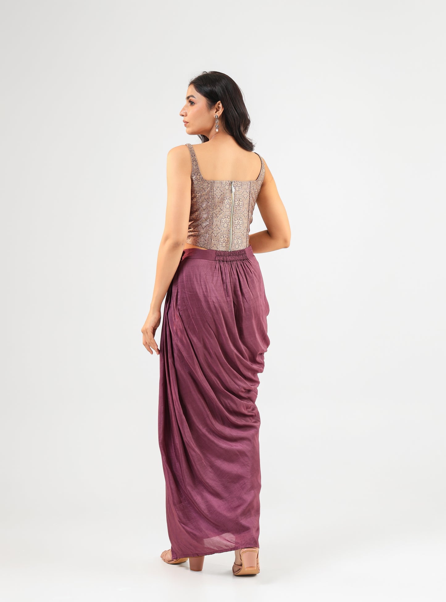WINE SKIRT SET
