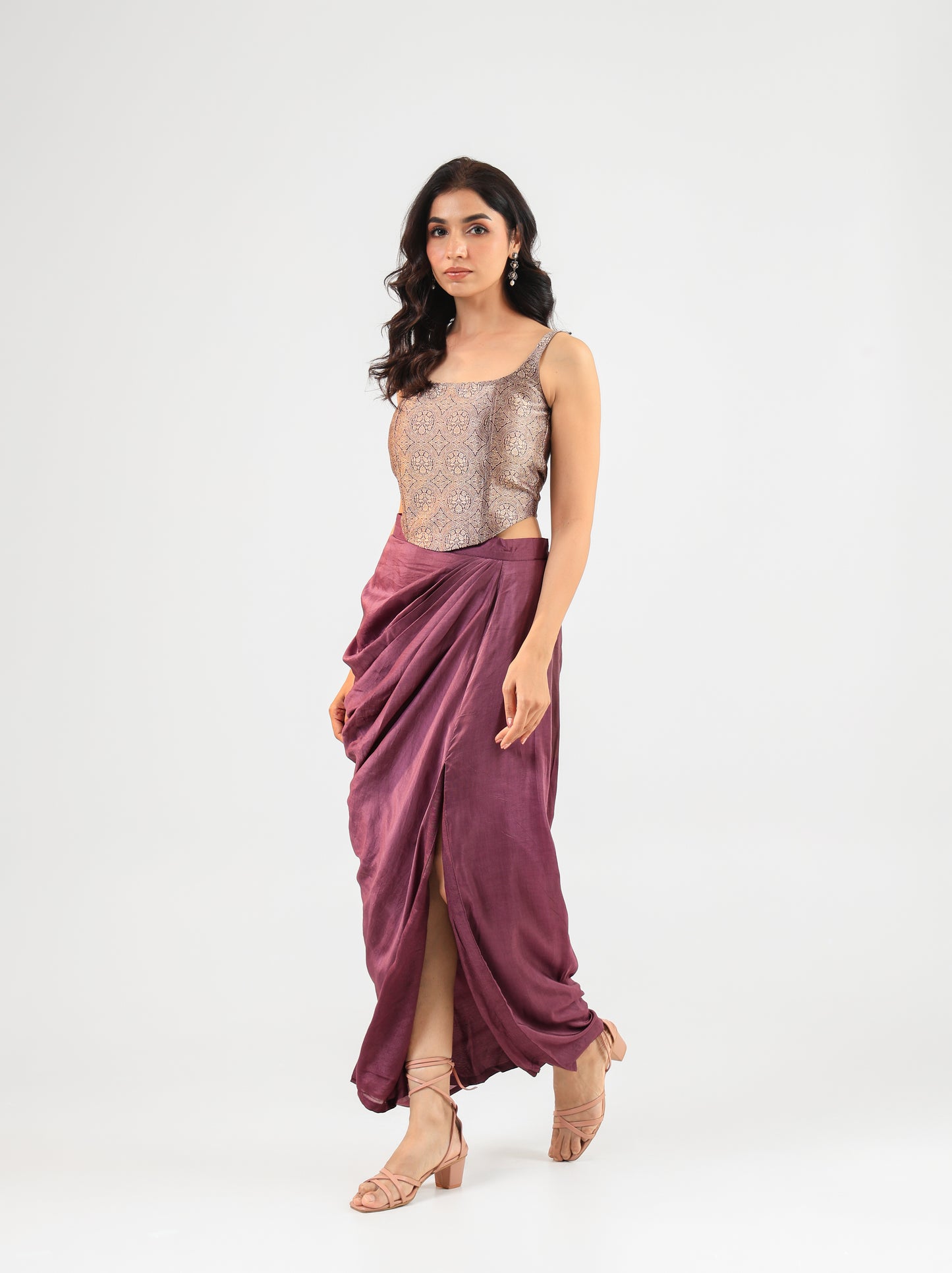 WINE SKIRT SET