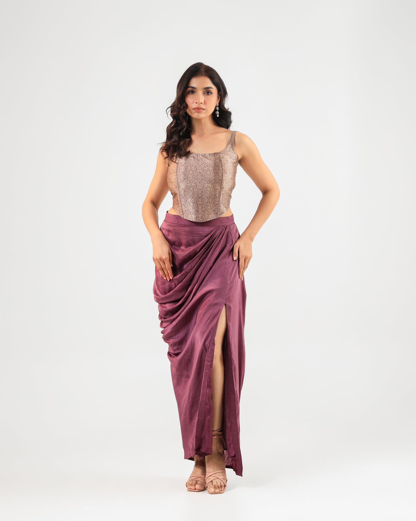 WINE SKIRT SET