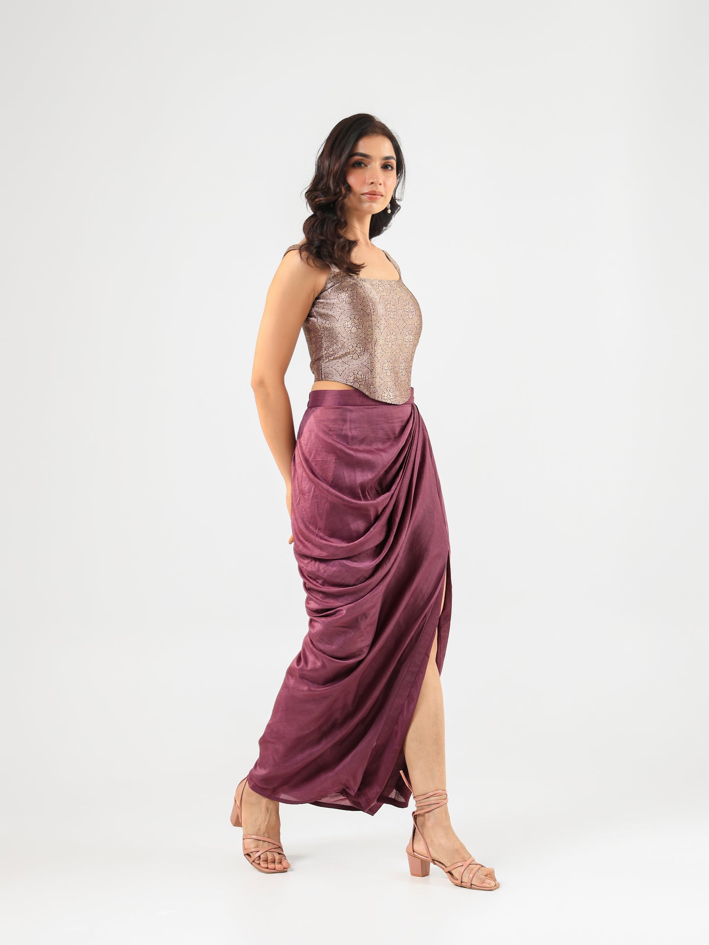 WINE SKIRT SET