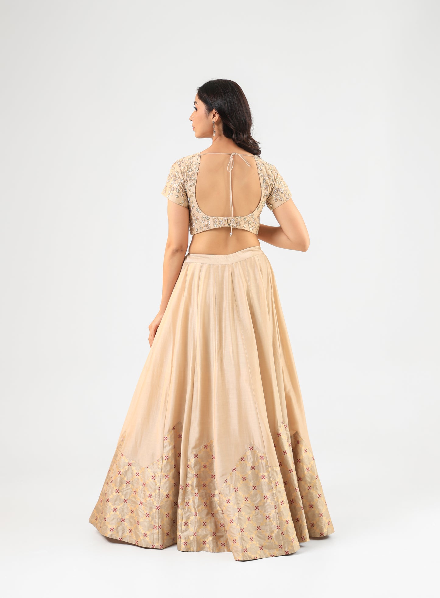 BEIGE LEHANGA SET