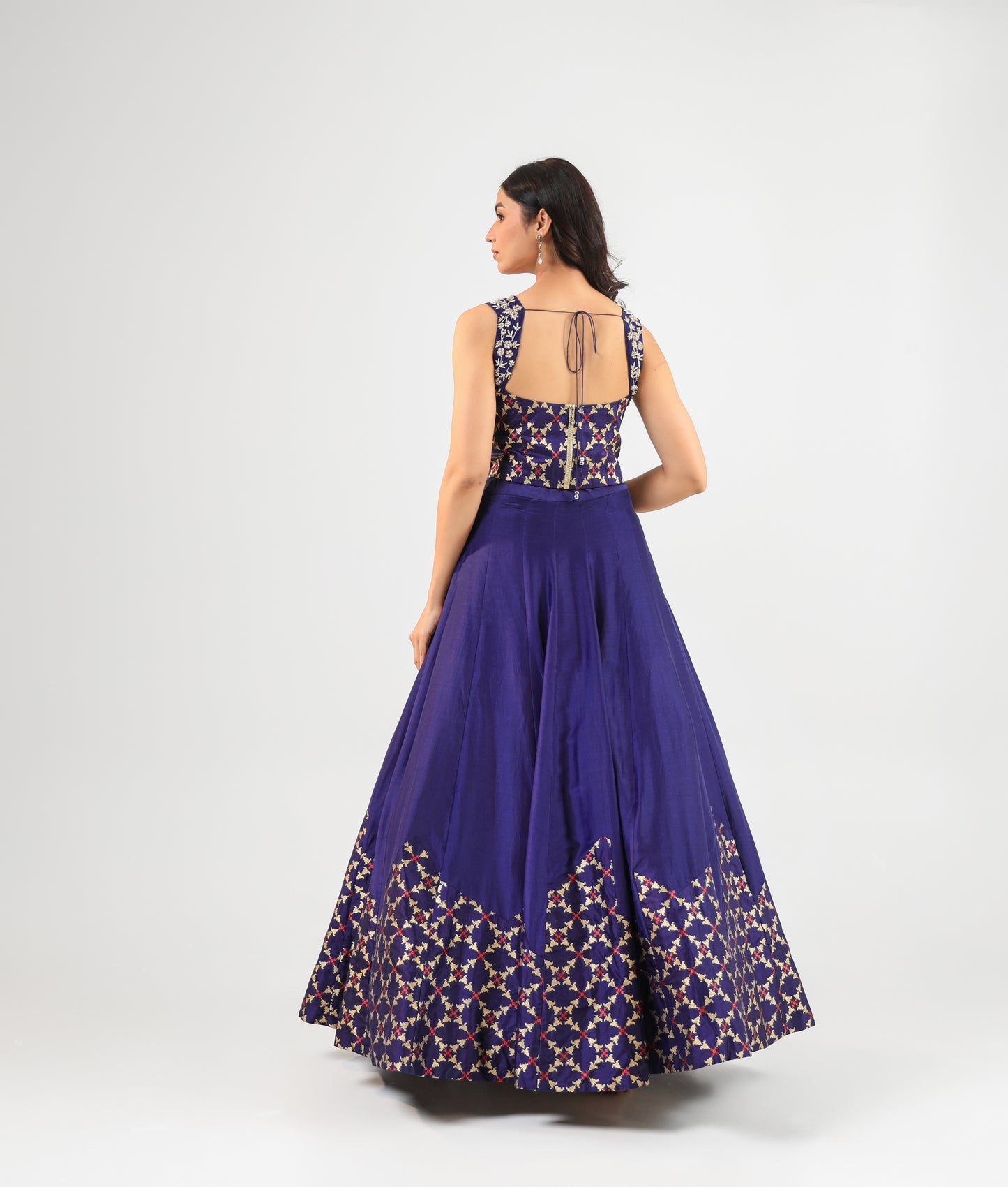 DEEP BLUE LEHANGA SET