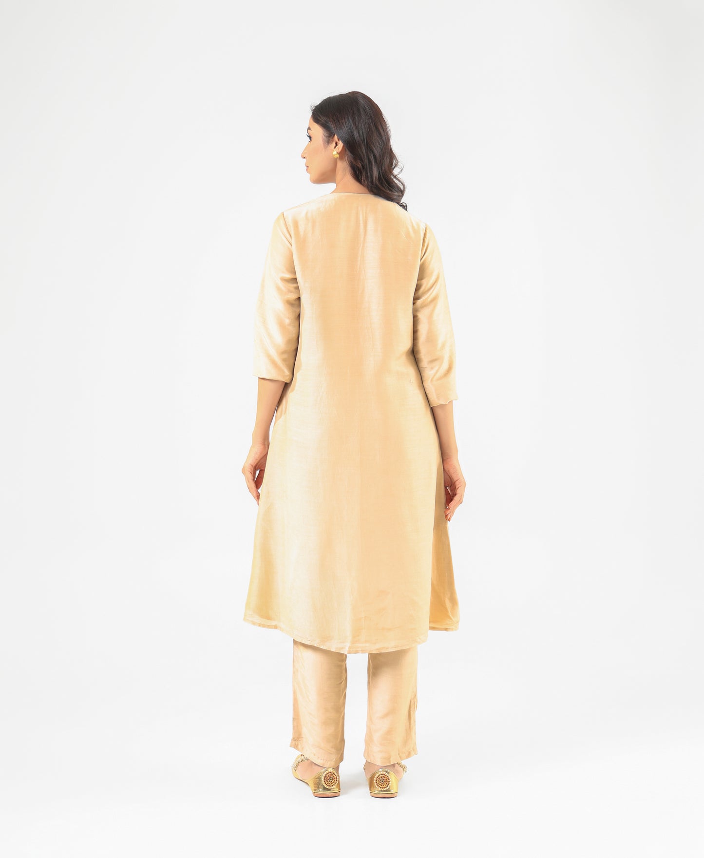 BEIGE KURTA SET