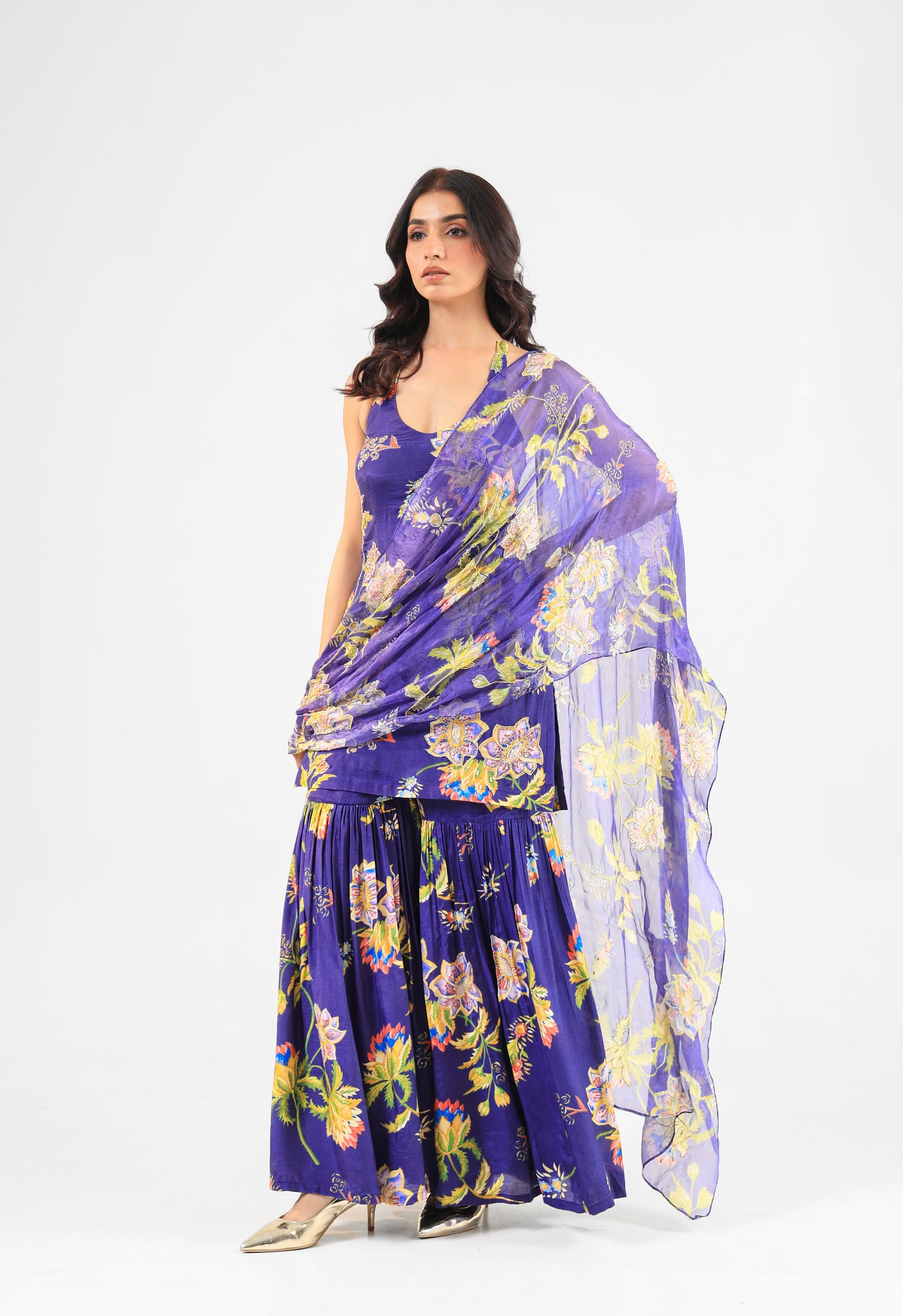 ROYAL BLUE KURTA SET