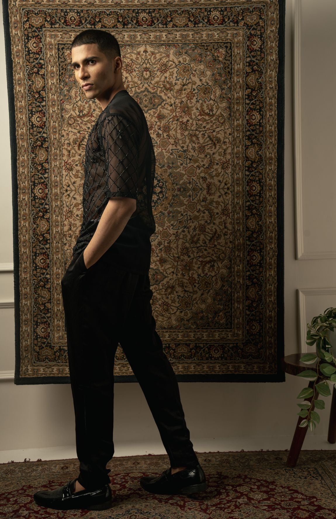 BLACK T-SHIRT SET