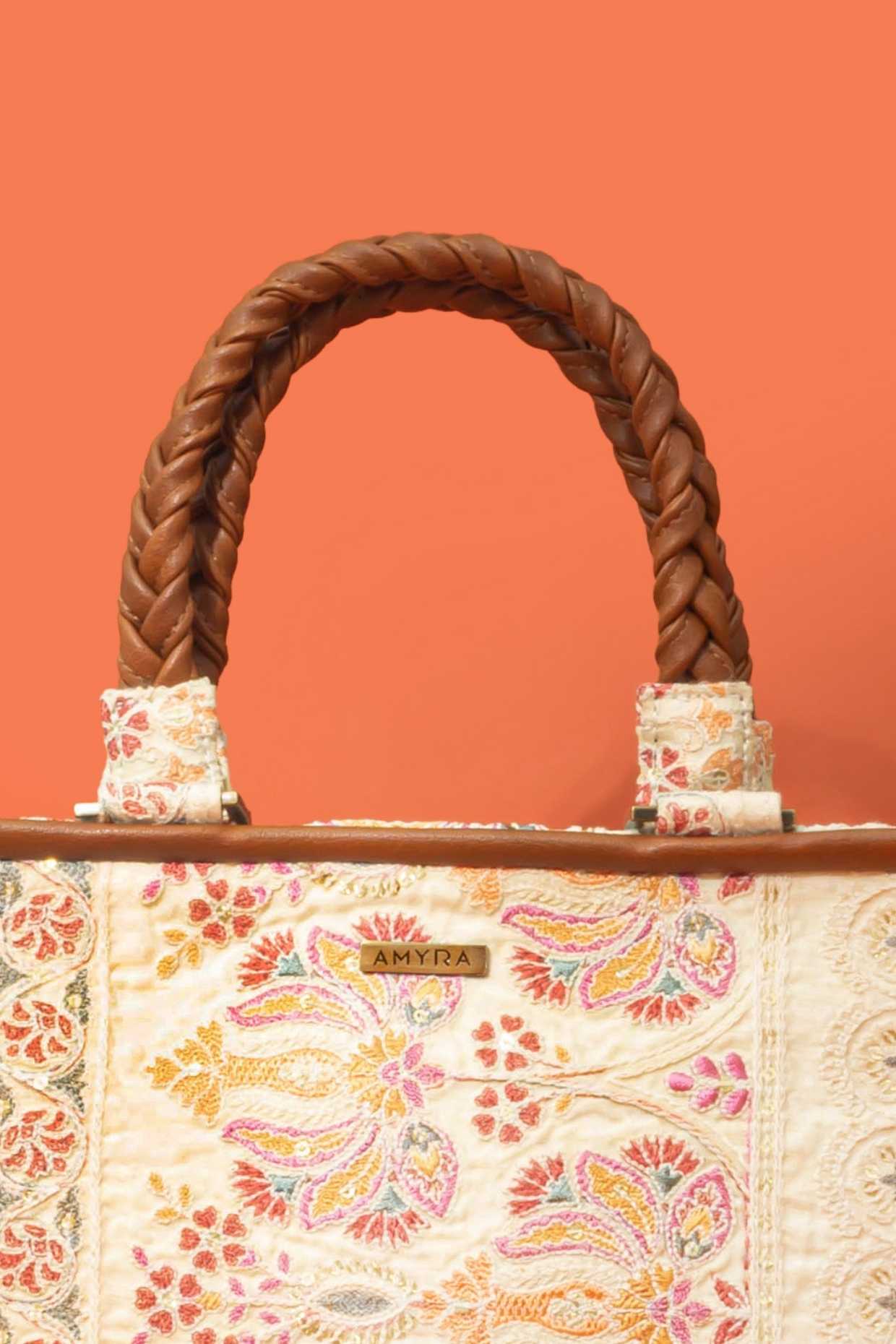 KAMAL EMBROIDERED HANDBAG - MULTICOLOR