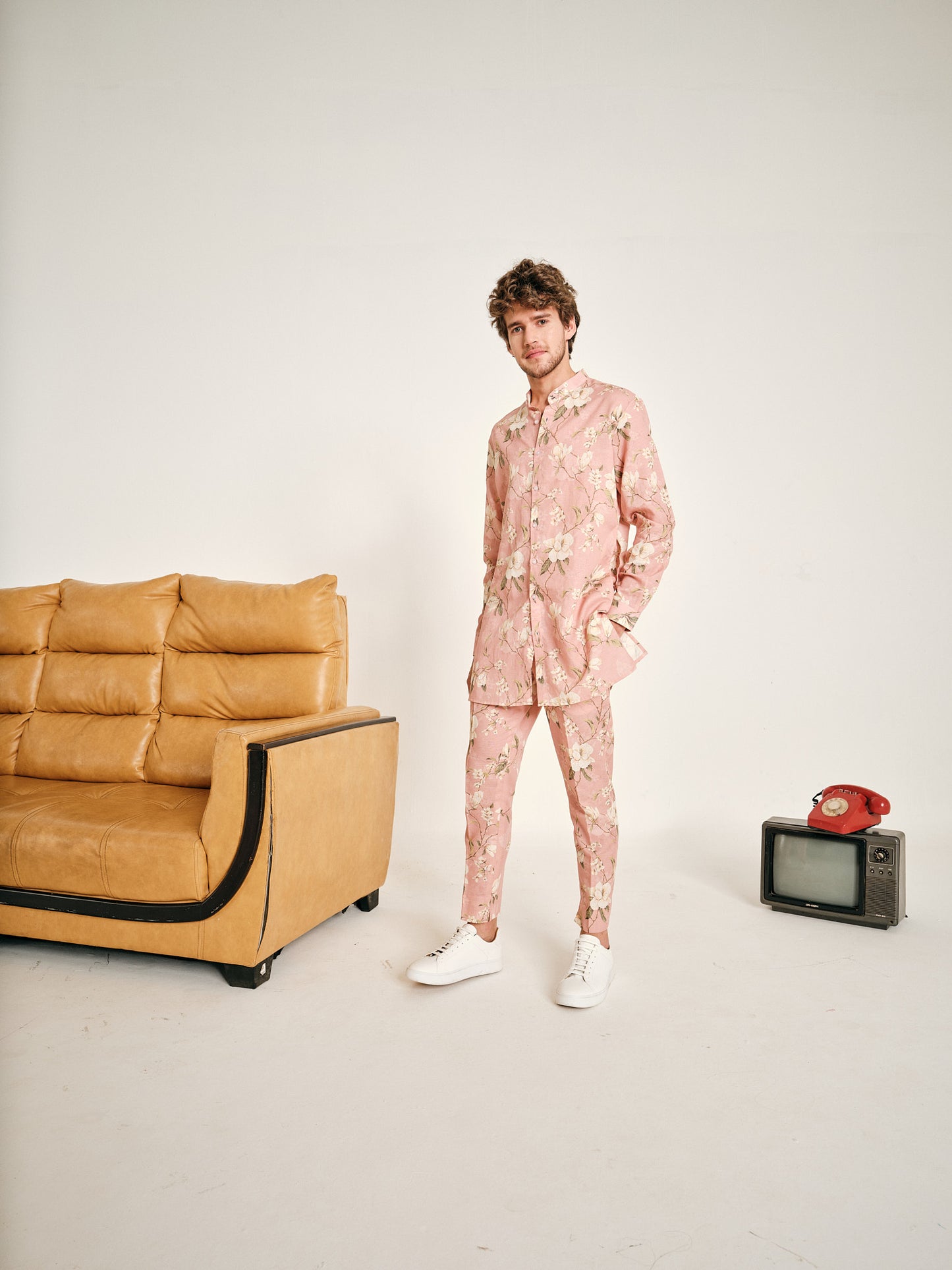 UNDER THE PINK SKY KURTA PAJAMA SET