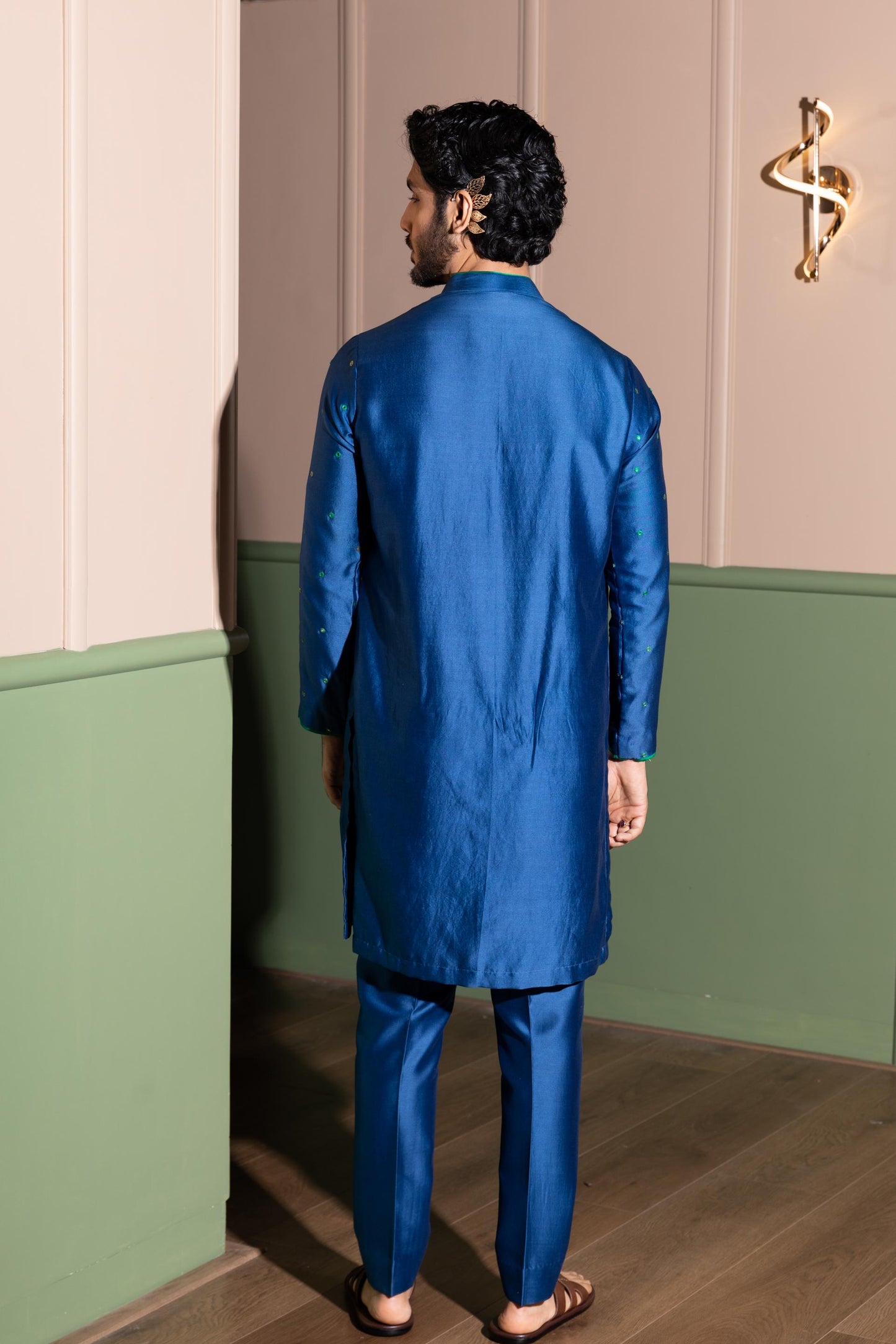 TASSLE DROP KURTA SET