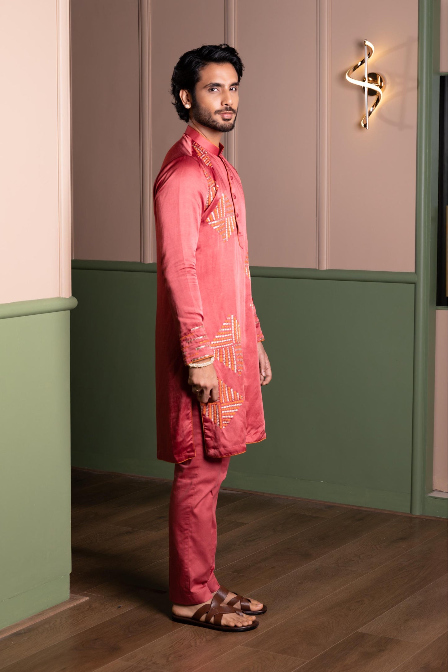 BLOCKS KURTA SET