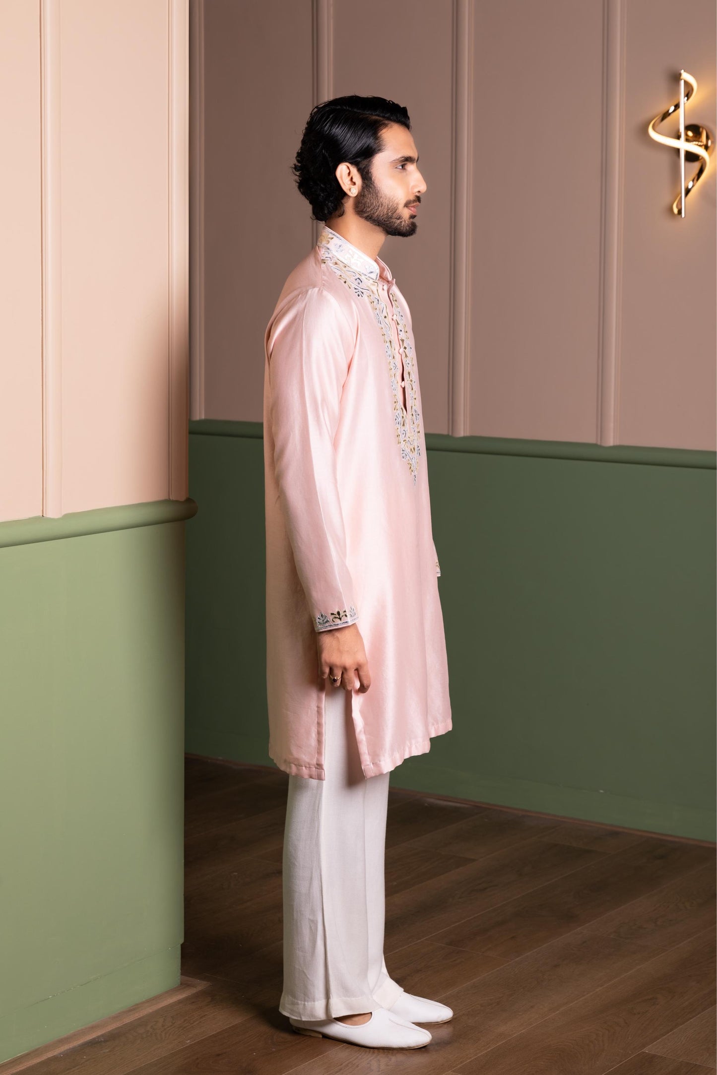 ROYAL LEATHER KURTA SET