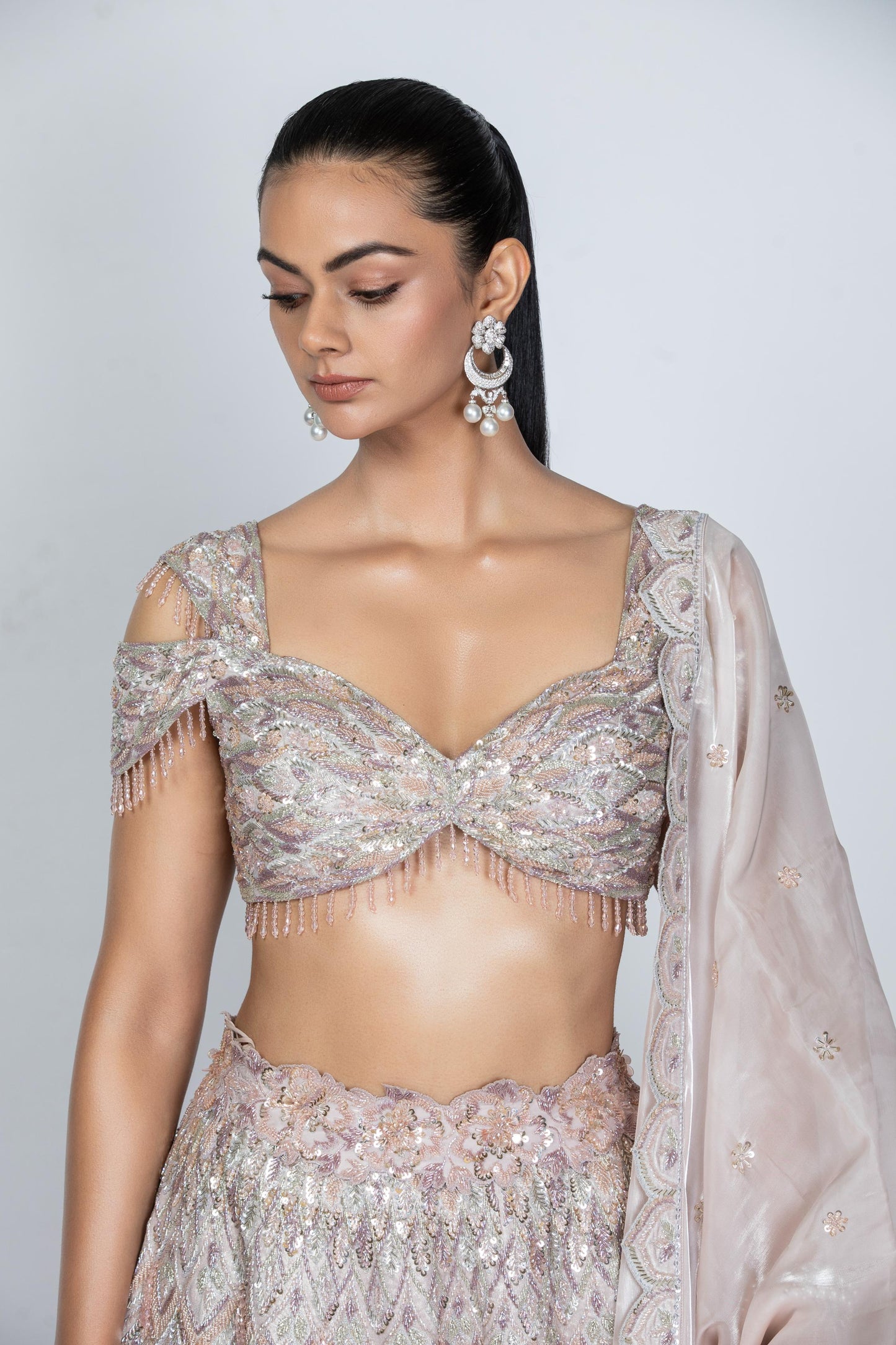 PINK EMBROIDERED LEHENGA