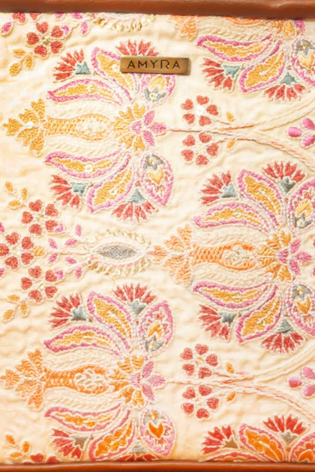 KAMAL EMBROIDERED HANDBAG - MULTICOLOR