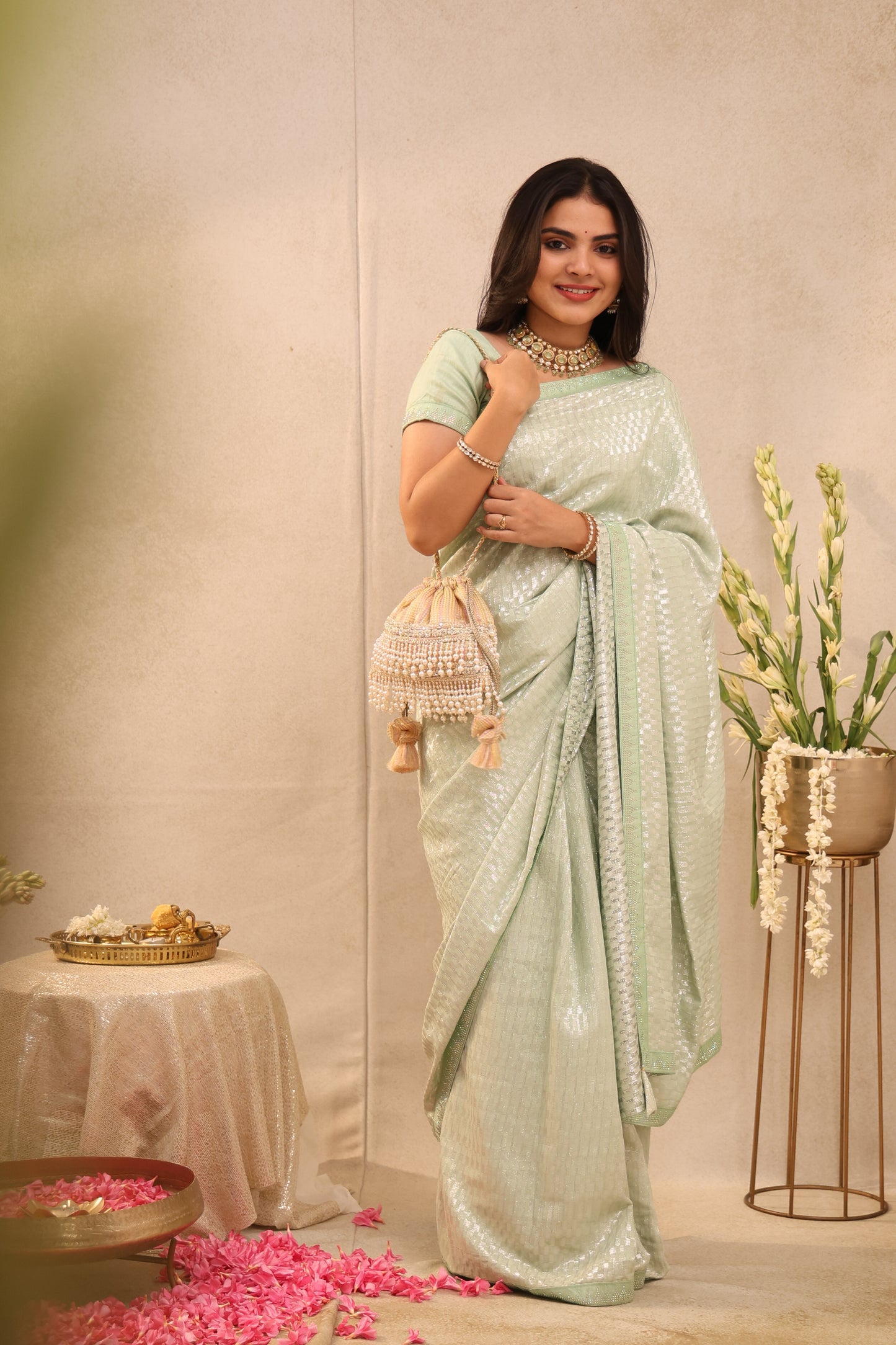 AMARI PEARL MULTICOLOR POTLI