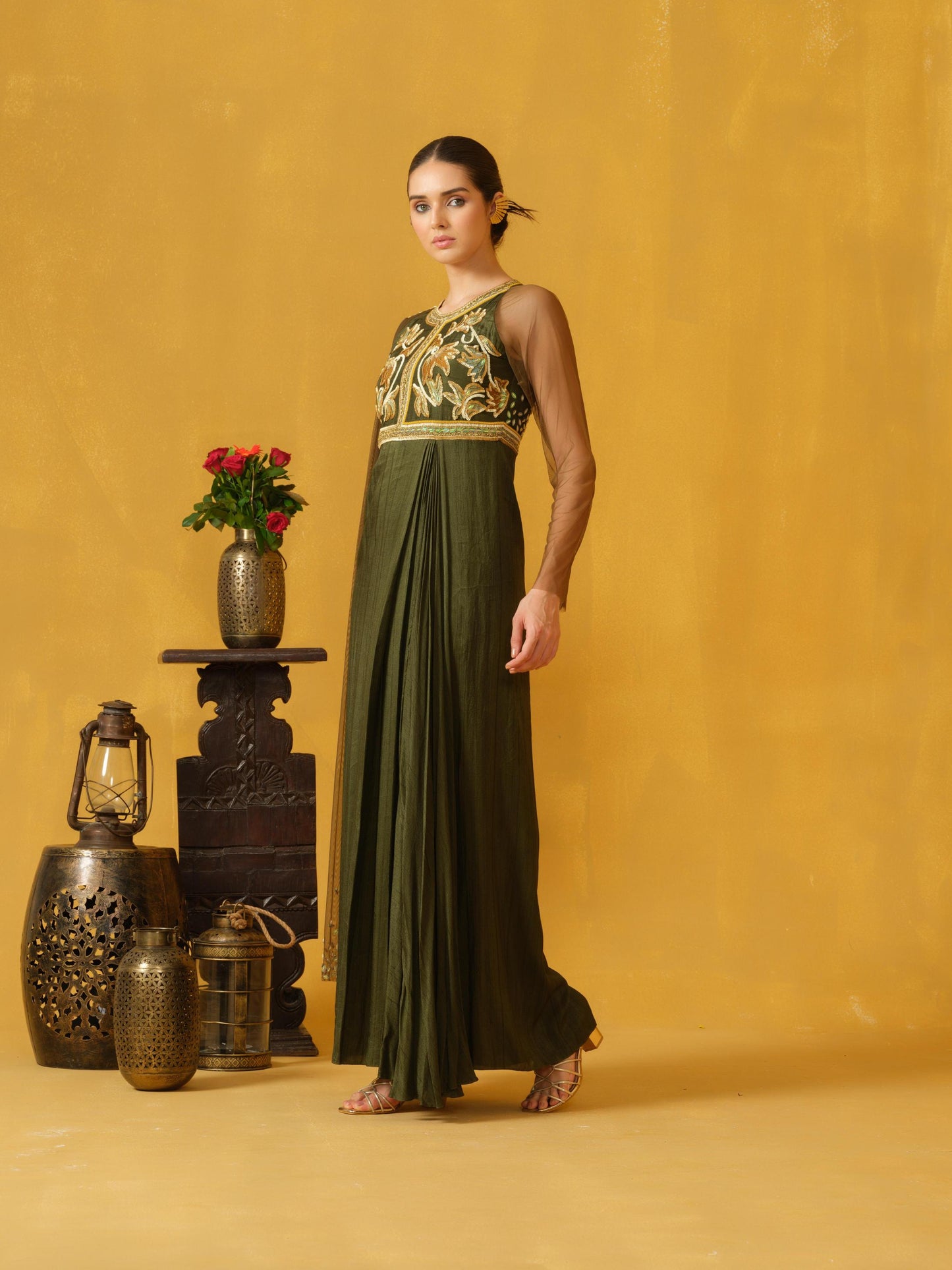 GREEN DRESS