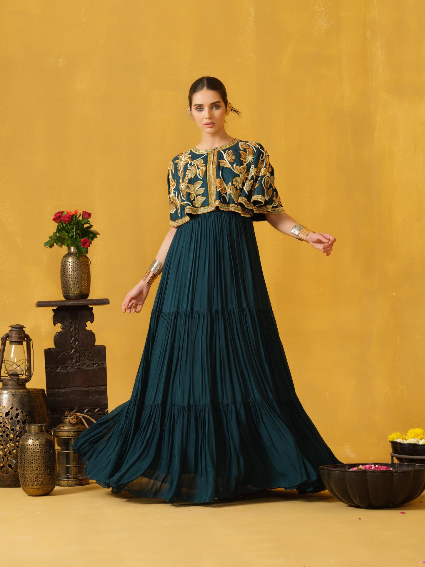 TEAL GOWN