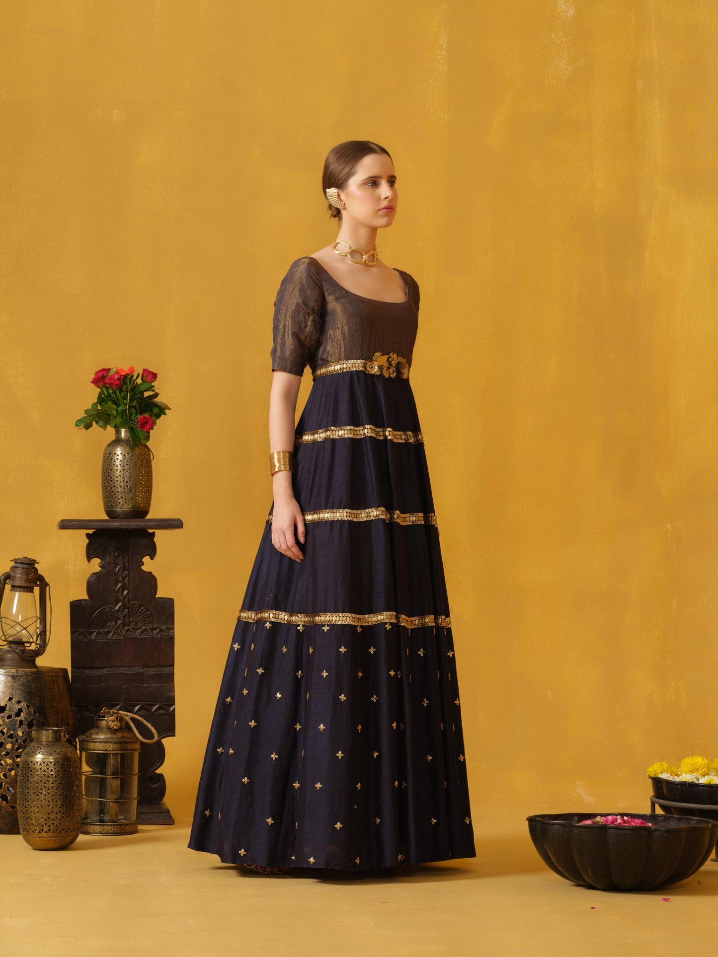 DARK BLUE GOWN