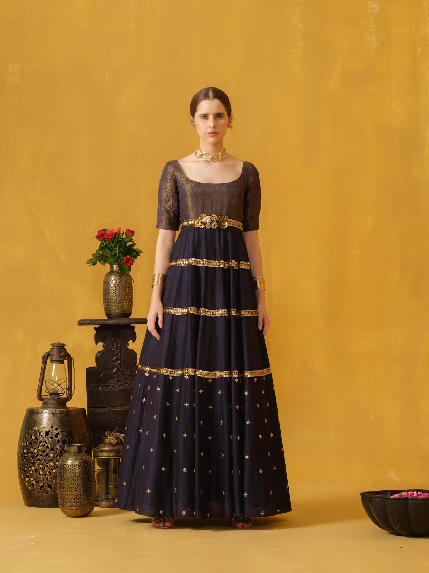 DARK BLUE GOWN