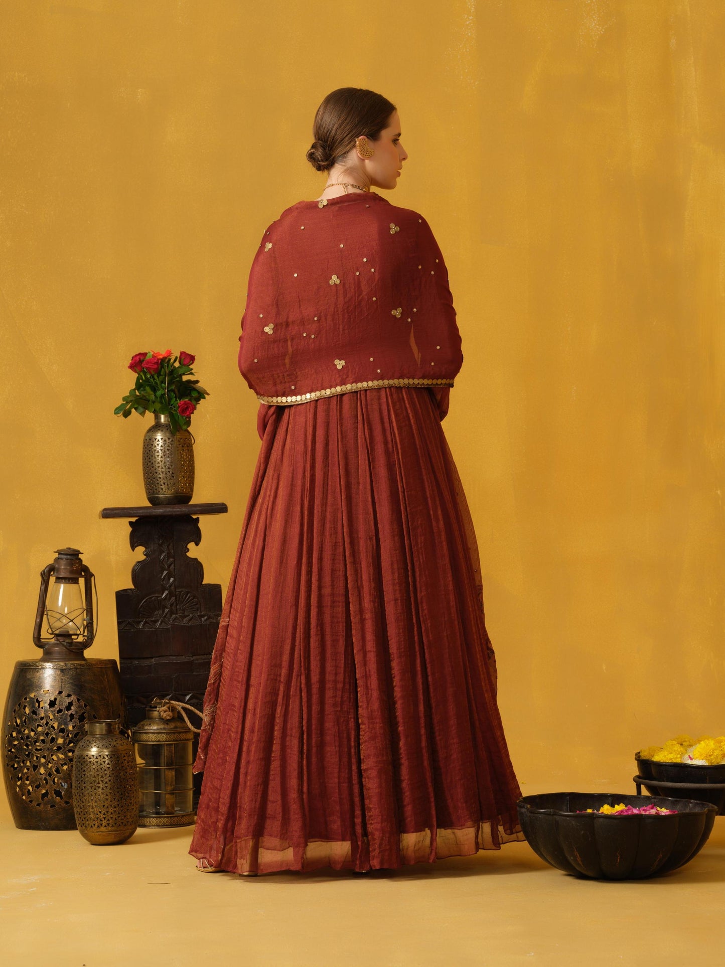 RUST RED DRESS