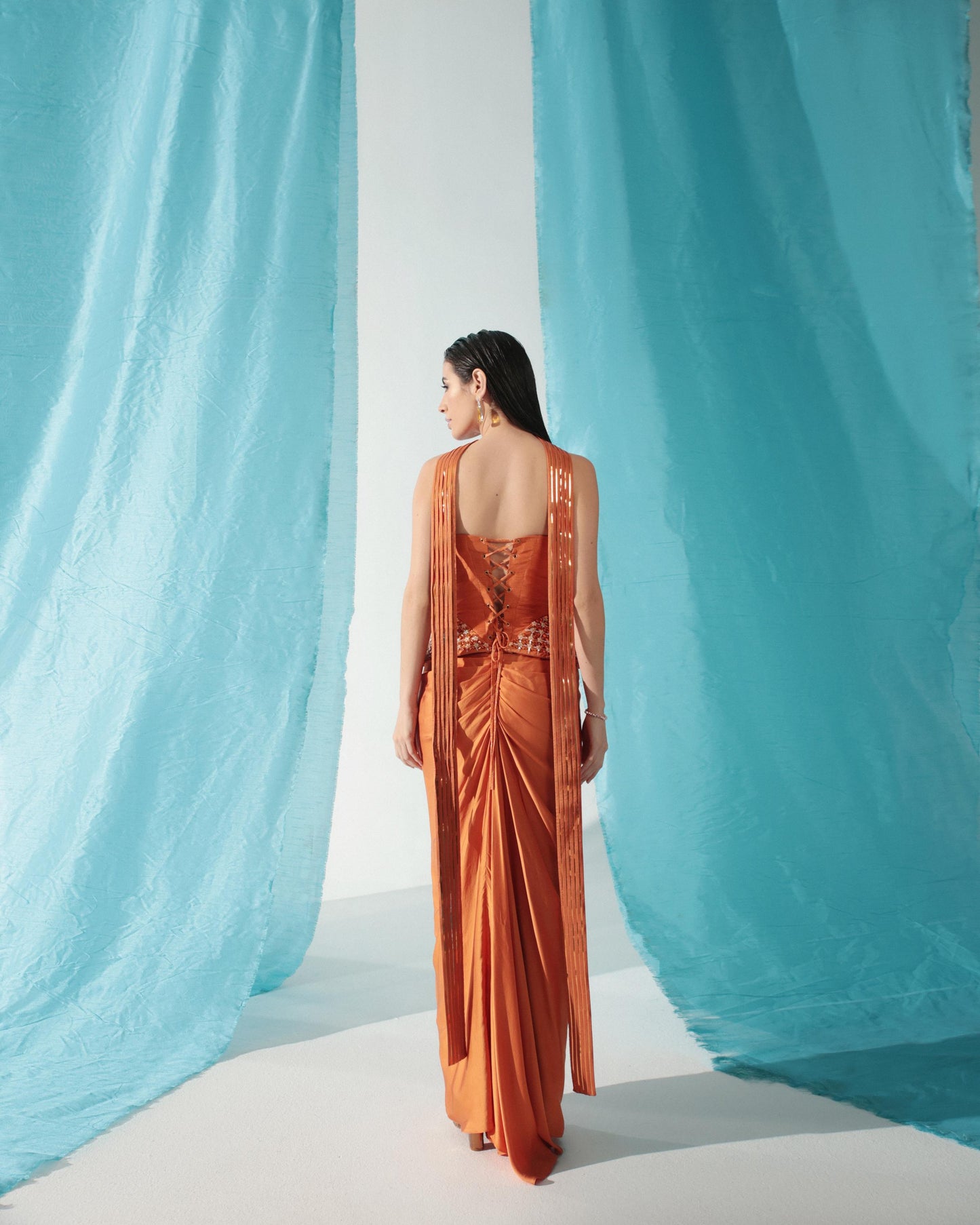 APRICOT SKIRT SET