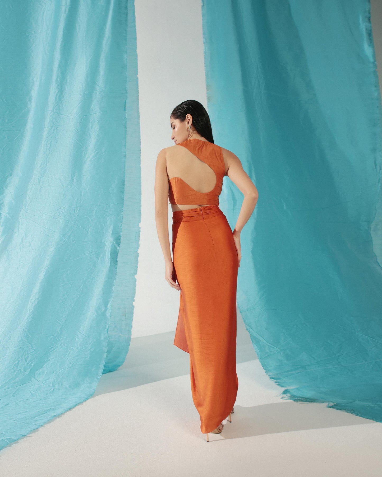 APRICOT SKIRT SET
