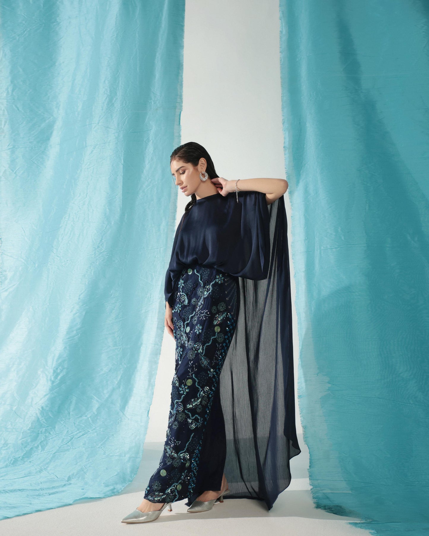 FUTURE DUSK BLUE DRESS