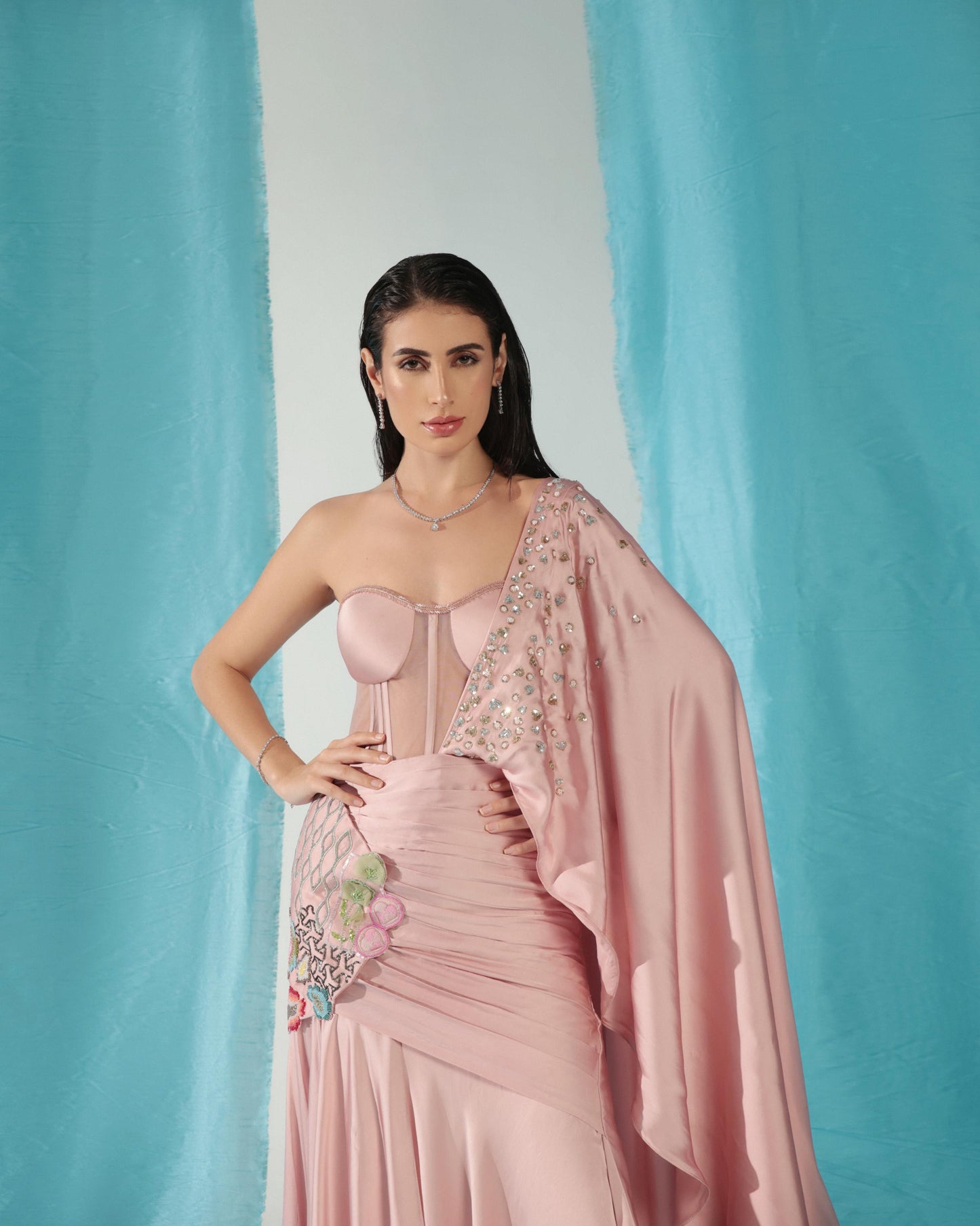 ROSE QUARTZ SAREE