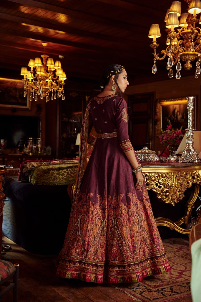MEHJABEEN ANARKALI SET