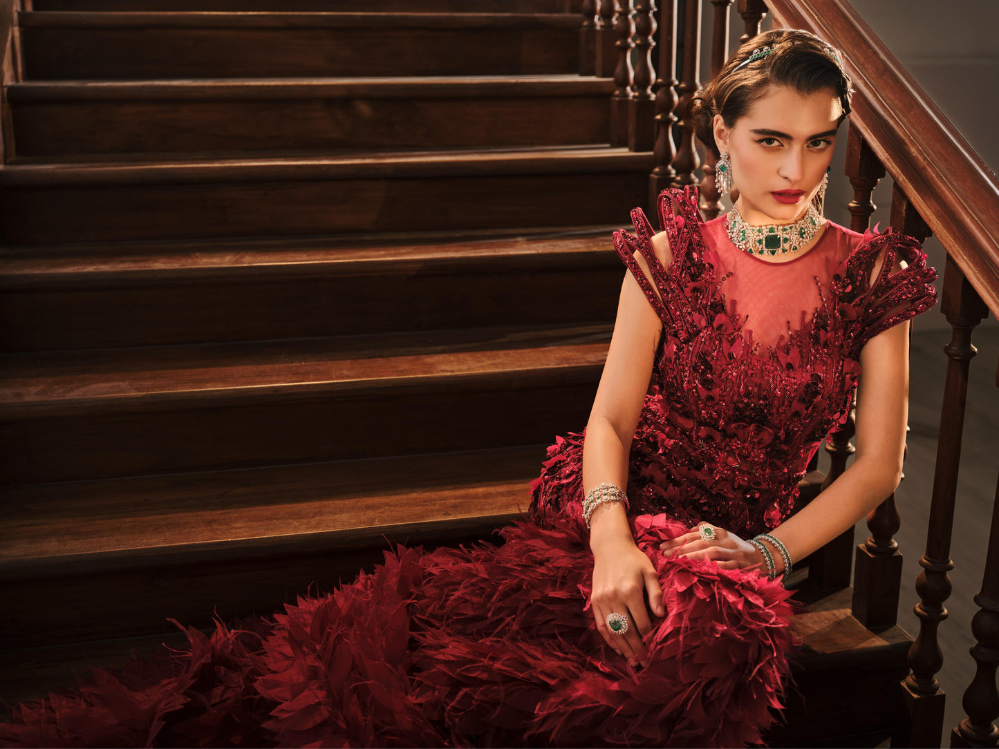 CRANBERRY GOWN