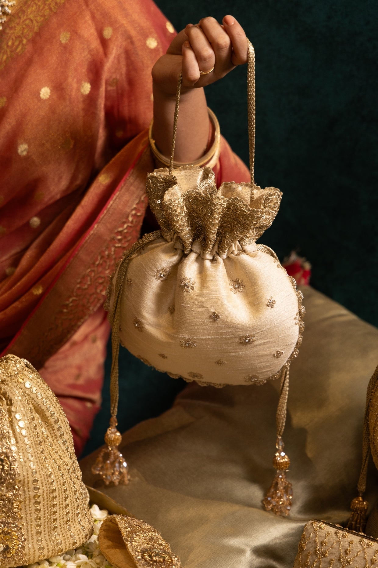 AZAI EMBROIDERED POTLI