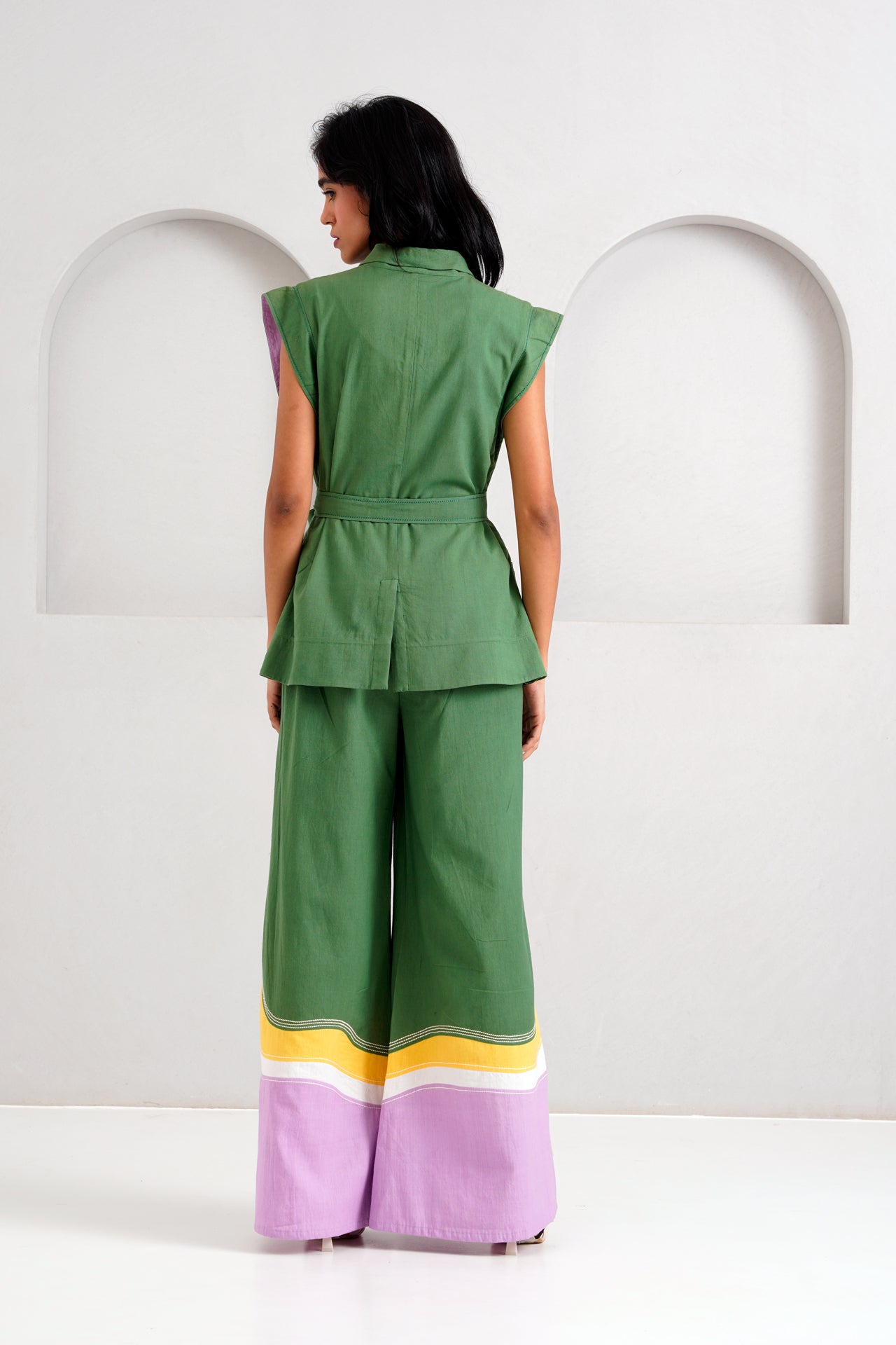 BERLIN RETRO VEST & FLARED PANTS