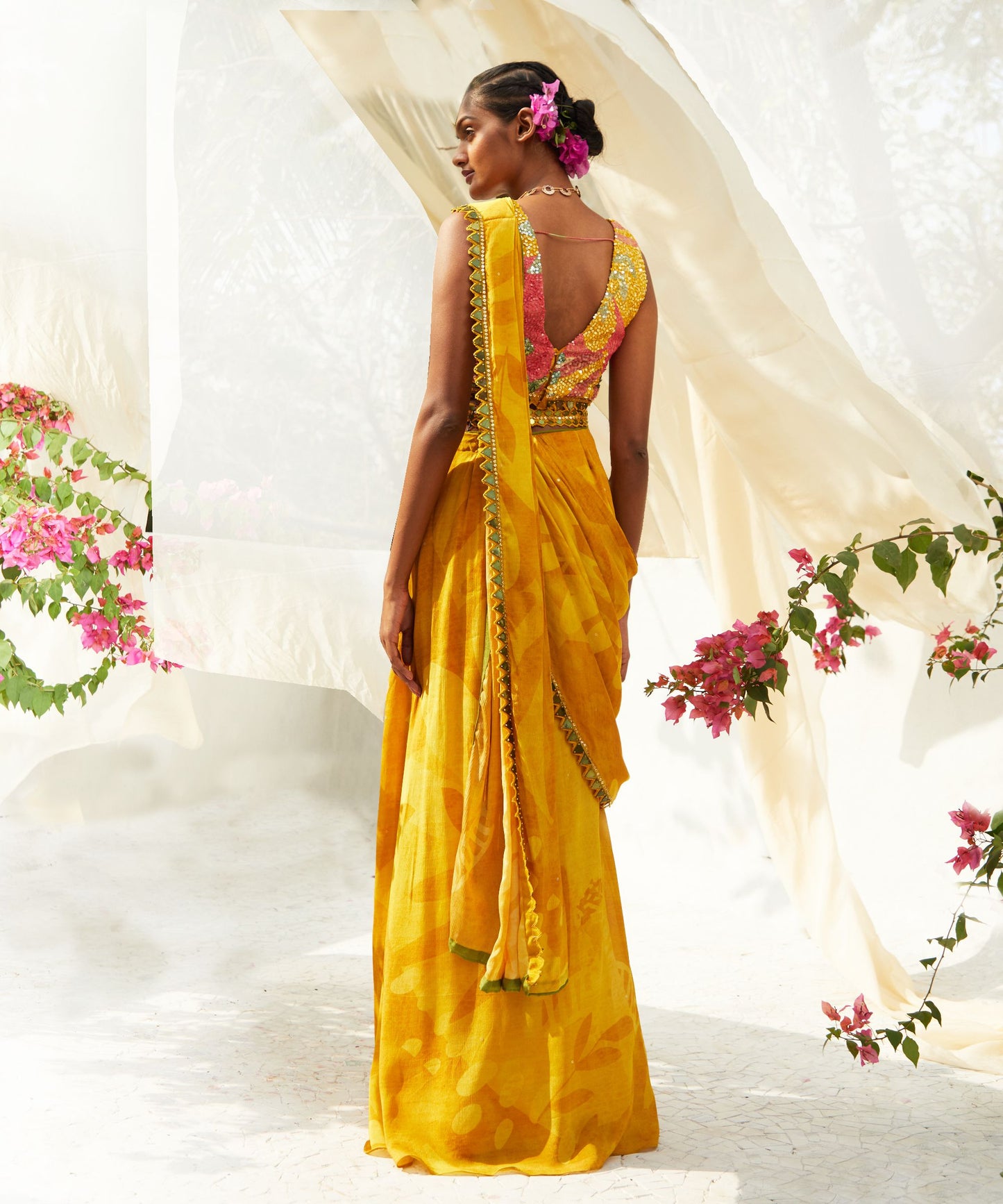 YELLOW SAREE