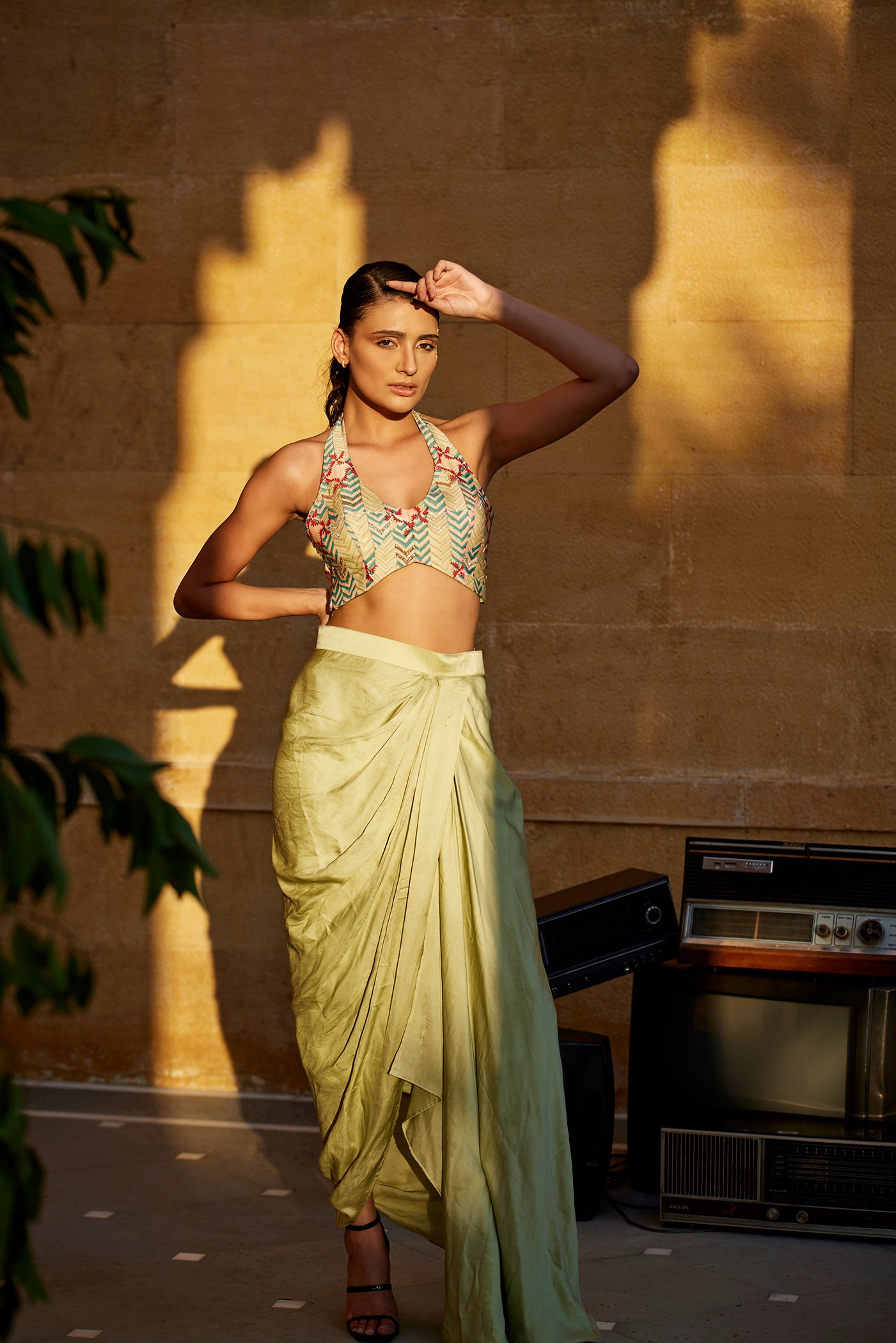 PISTACHIO SKIRT SET