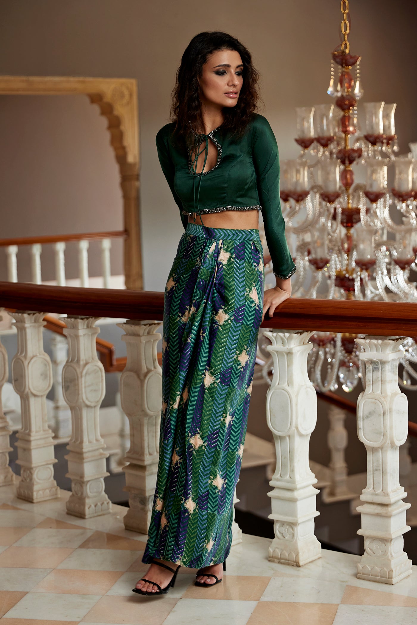 EVERGREEN SKIRT SET