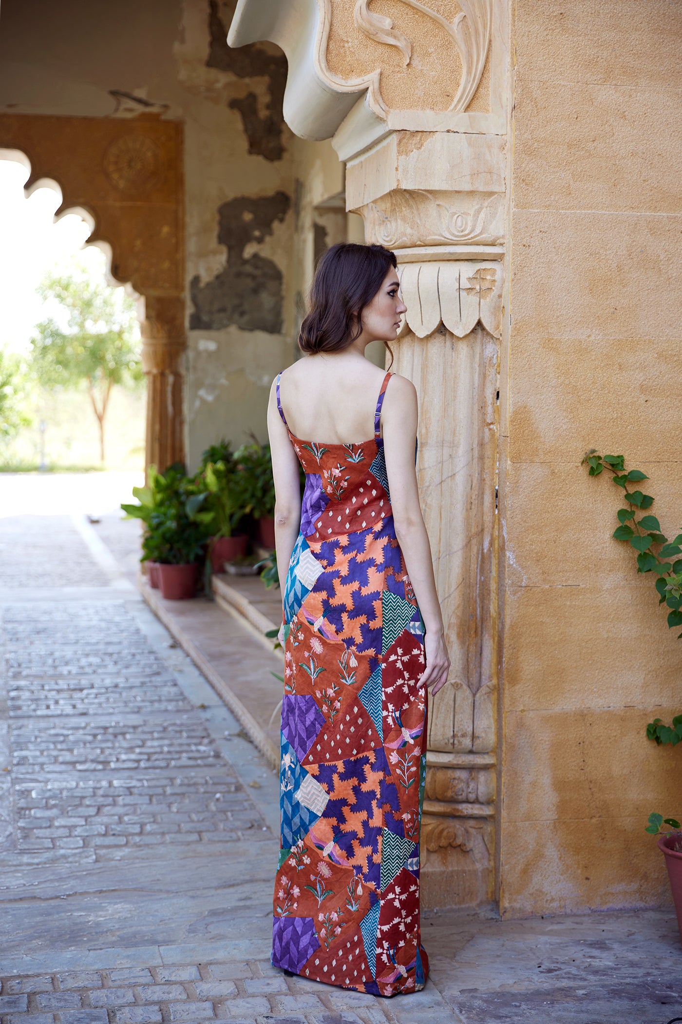 BURNT ORANGE SKIRT SET