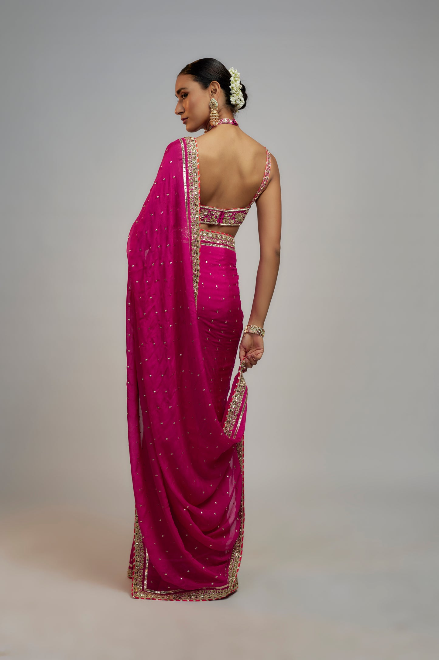 GOLCONDA UZVI SAREE SET