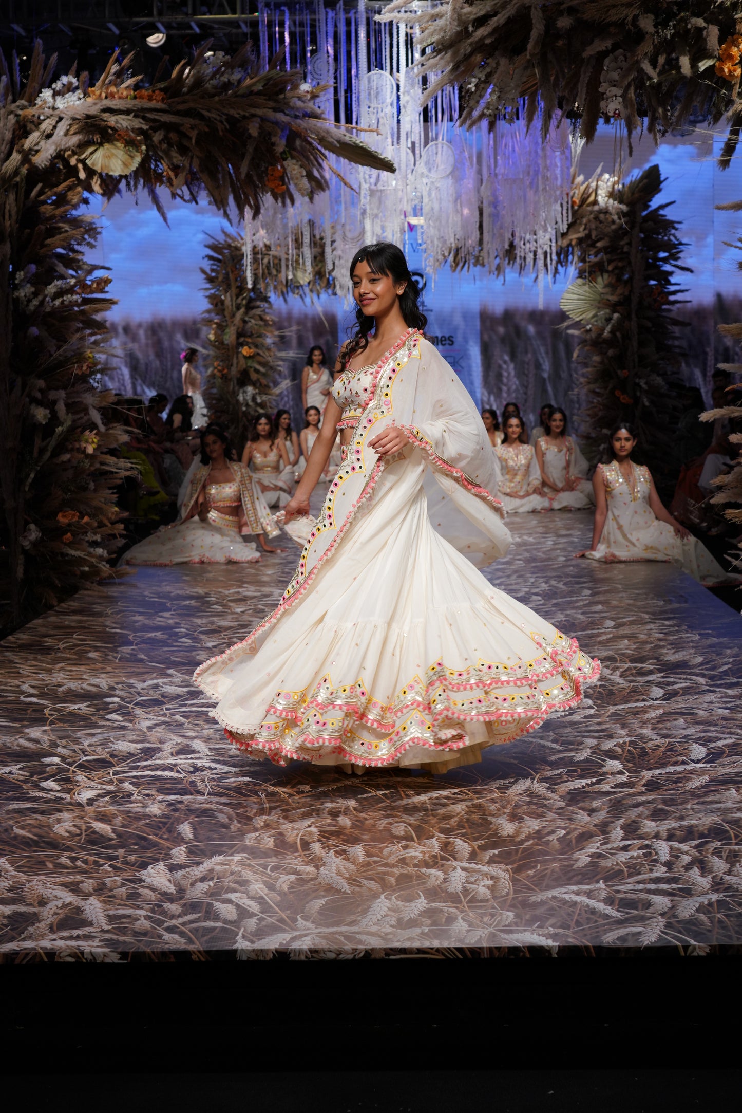 IVORY LEHENGA SET