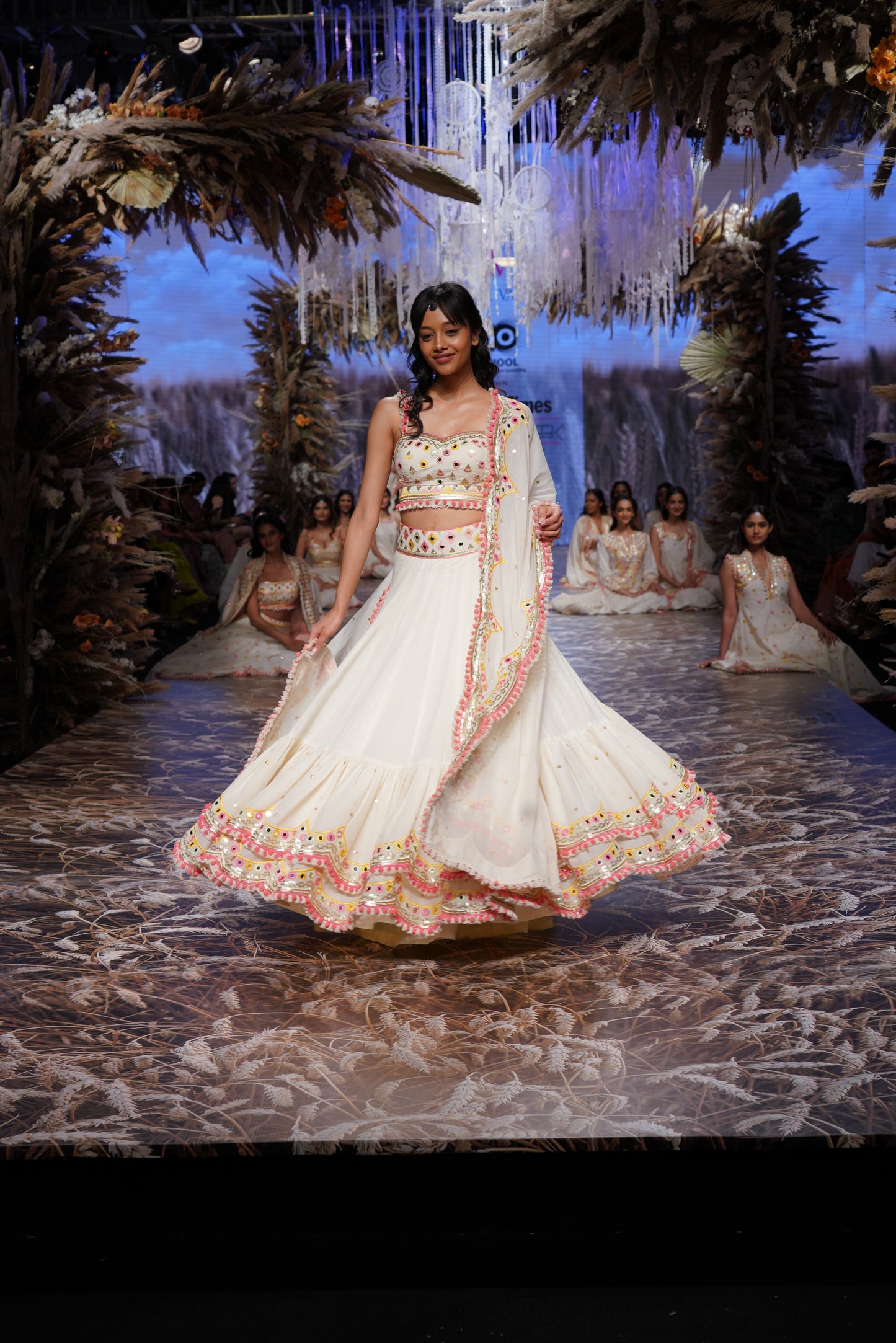 IVORY LEHENGA SET